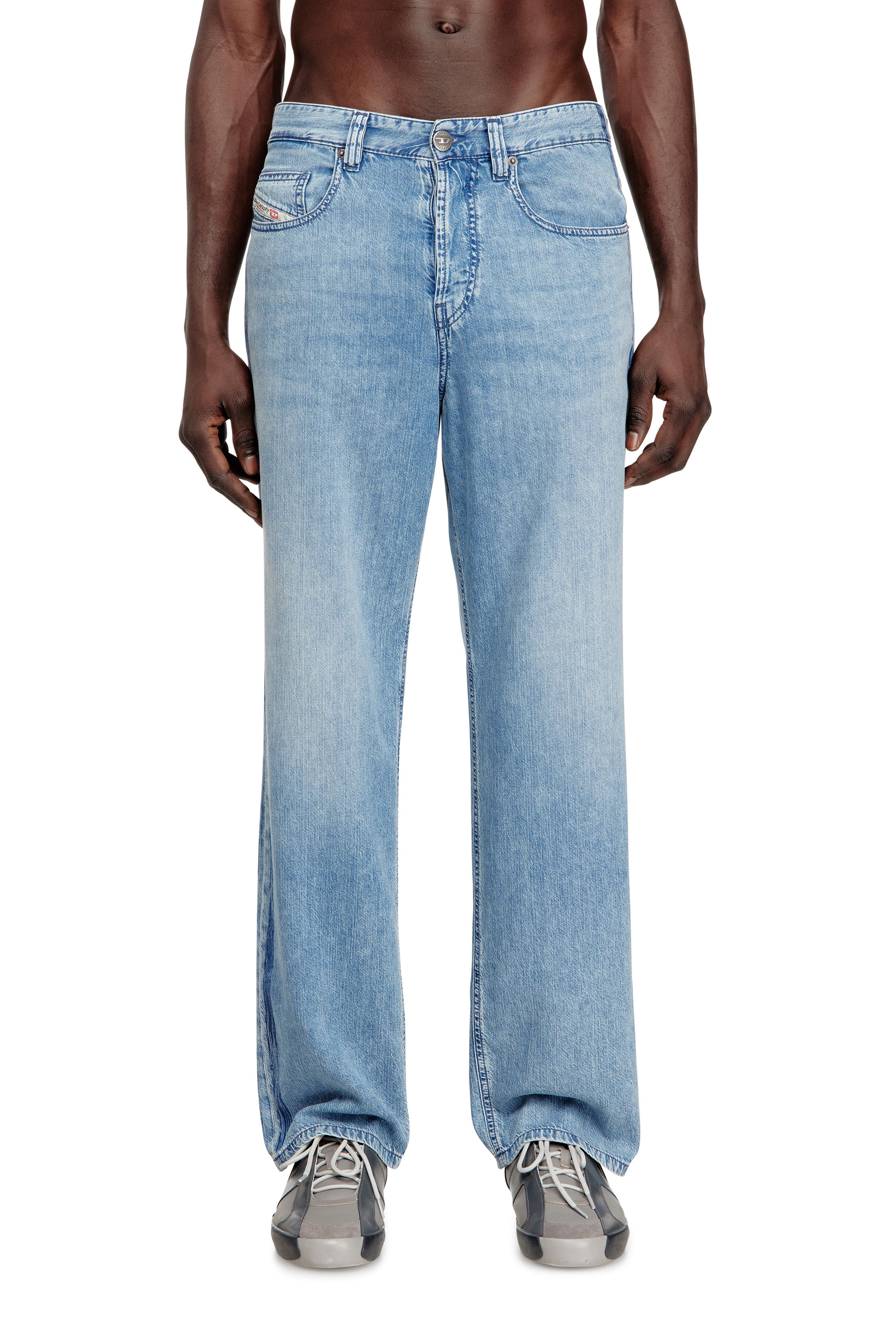 Diesel Homem Azul - Relaxed Jeans Low Waist 2001 D-Macro - Jeans - Man Tamanho 29