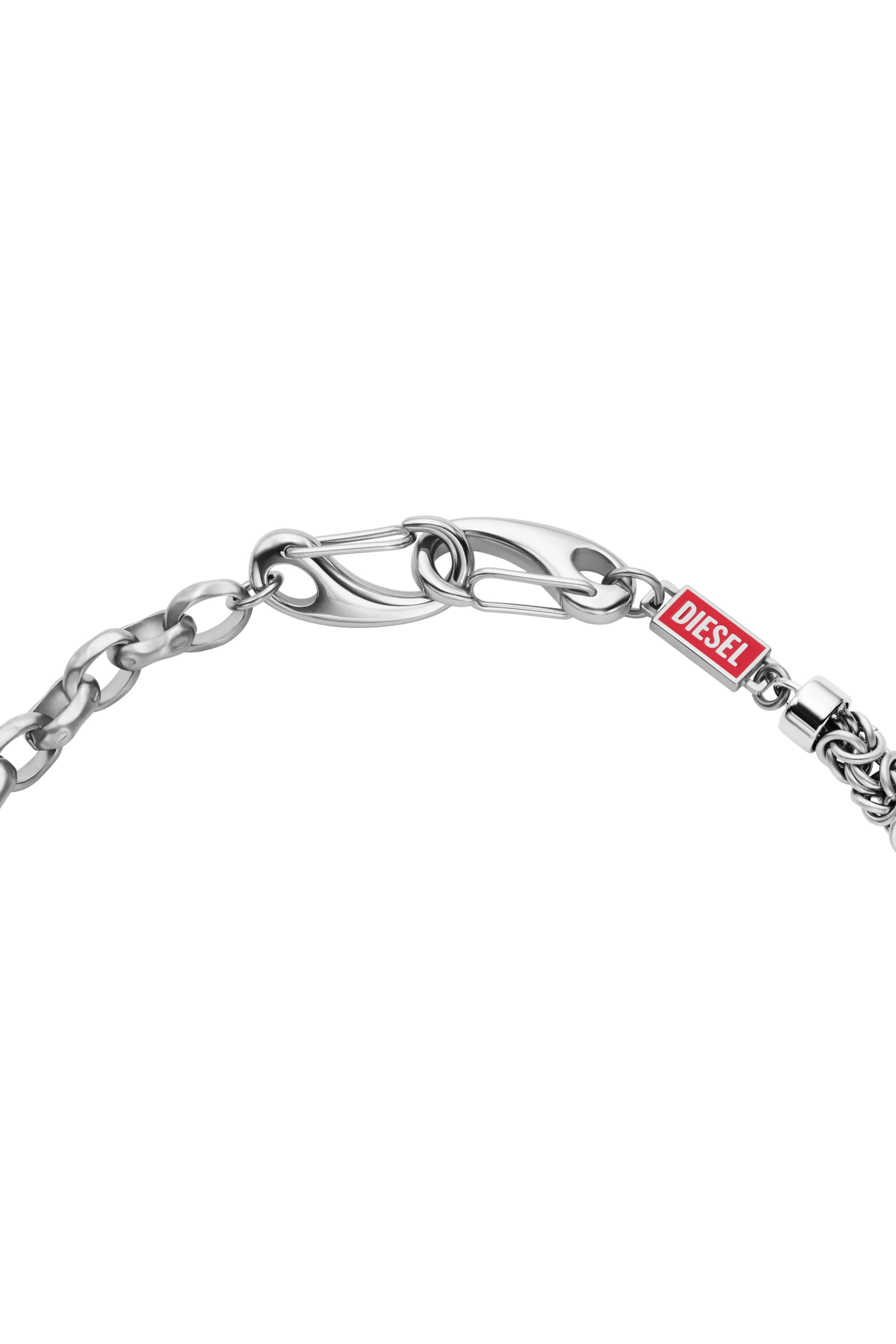 Diesel - DX1694040 JEWELLERY, Unisex's Stainless steel multi-wear chain in Silver - 2