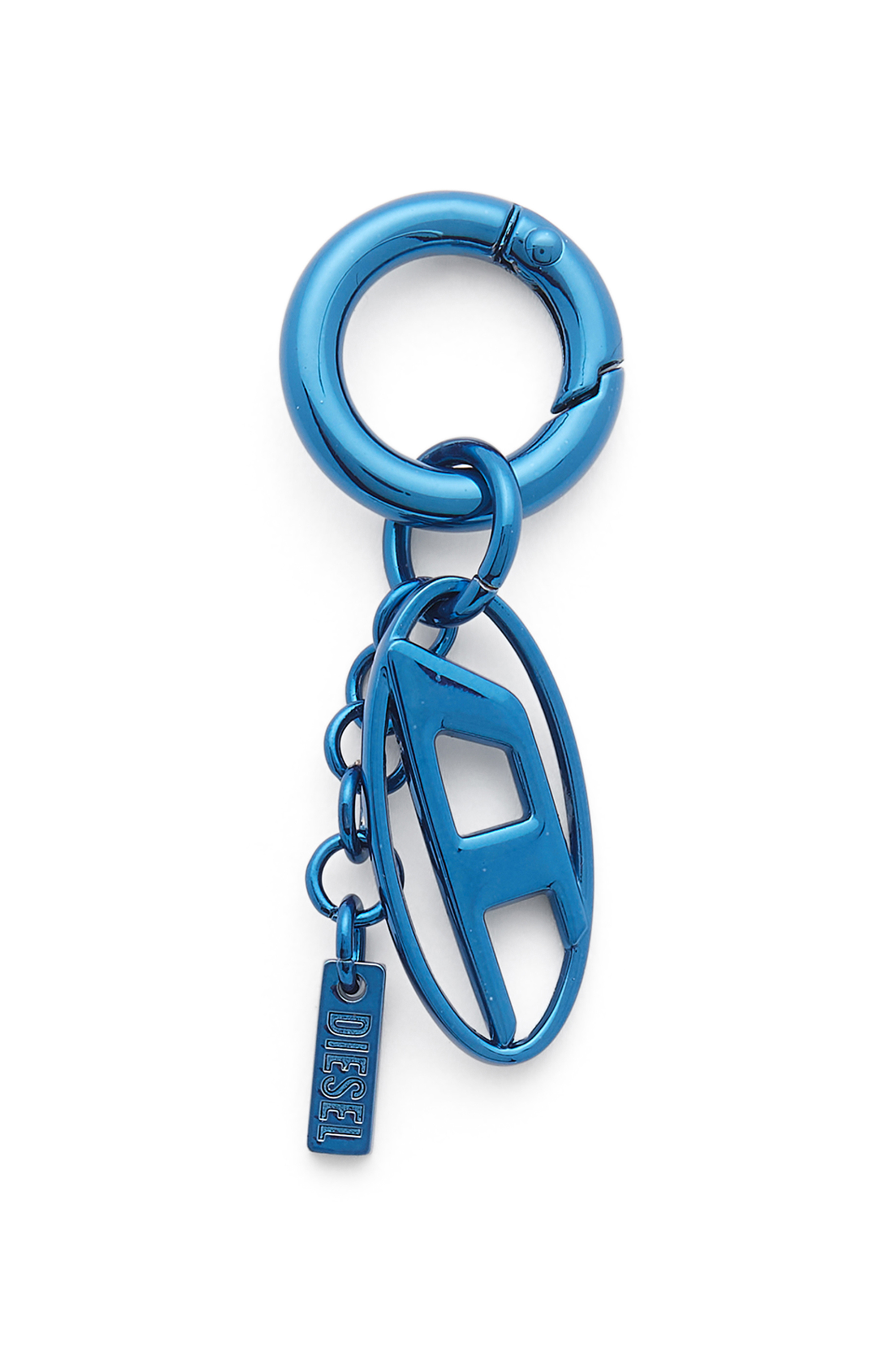 Diesel Unisex Blue - Charm With Oval D Charm - Charms And Keyrings Uni