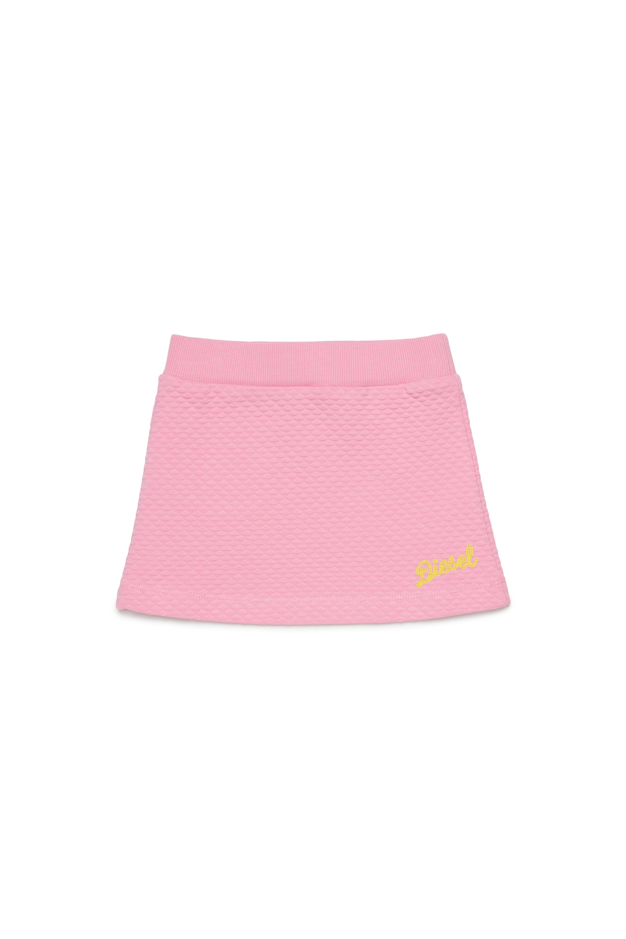 Diesel Girls Pink - Textured Skirt With Contrast Pocket - Skirts - Woman Size 18-24 Kids