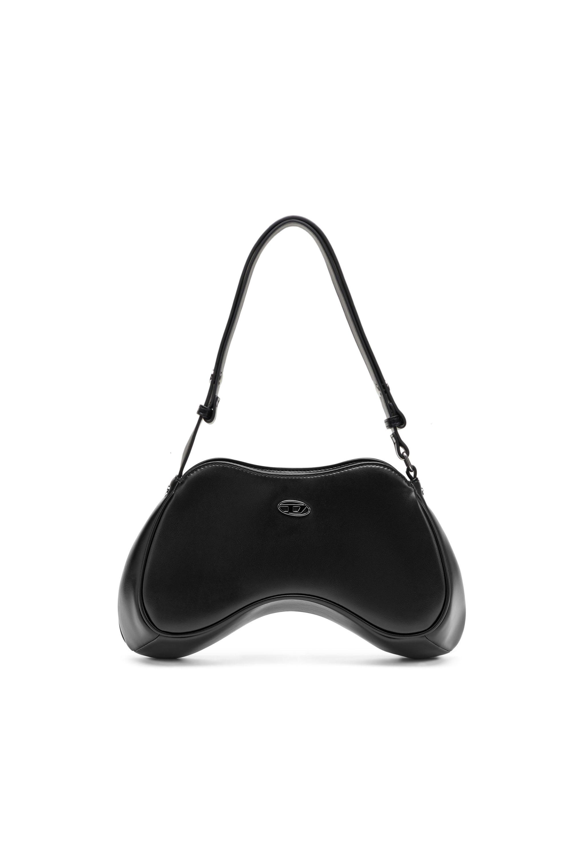 Diesel - Play Shoulder - Shoulder bag with two-tone design - Shoulder Bags - Woman - Black