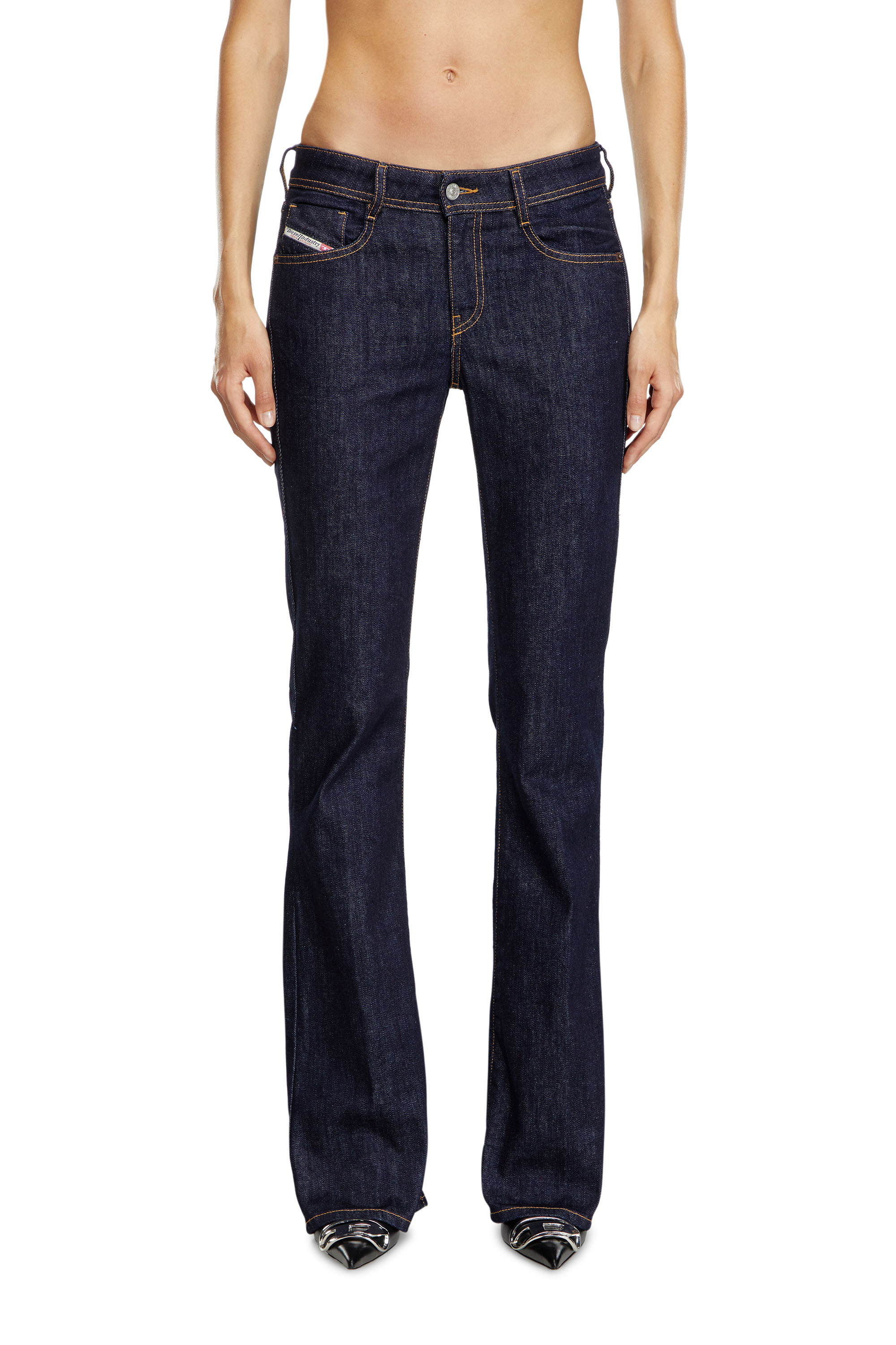 Diesel Ženský Modrá - Bootcut Jeans Low Waist 1969 D-Ebbey - Jeans - Woman Veľkosť 32