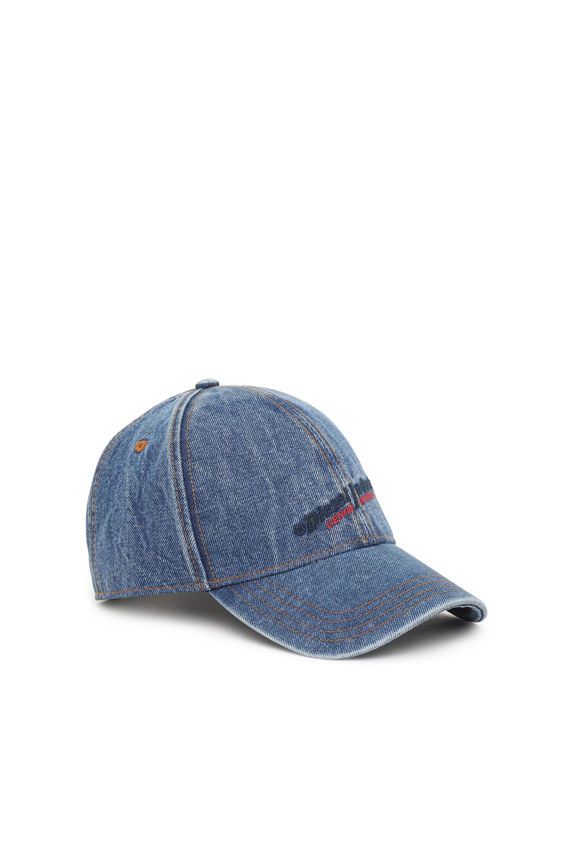 Diesel - Berretto da baseball in denim - Cappelli - Unisex - Blu