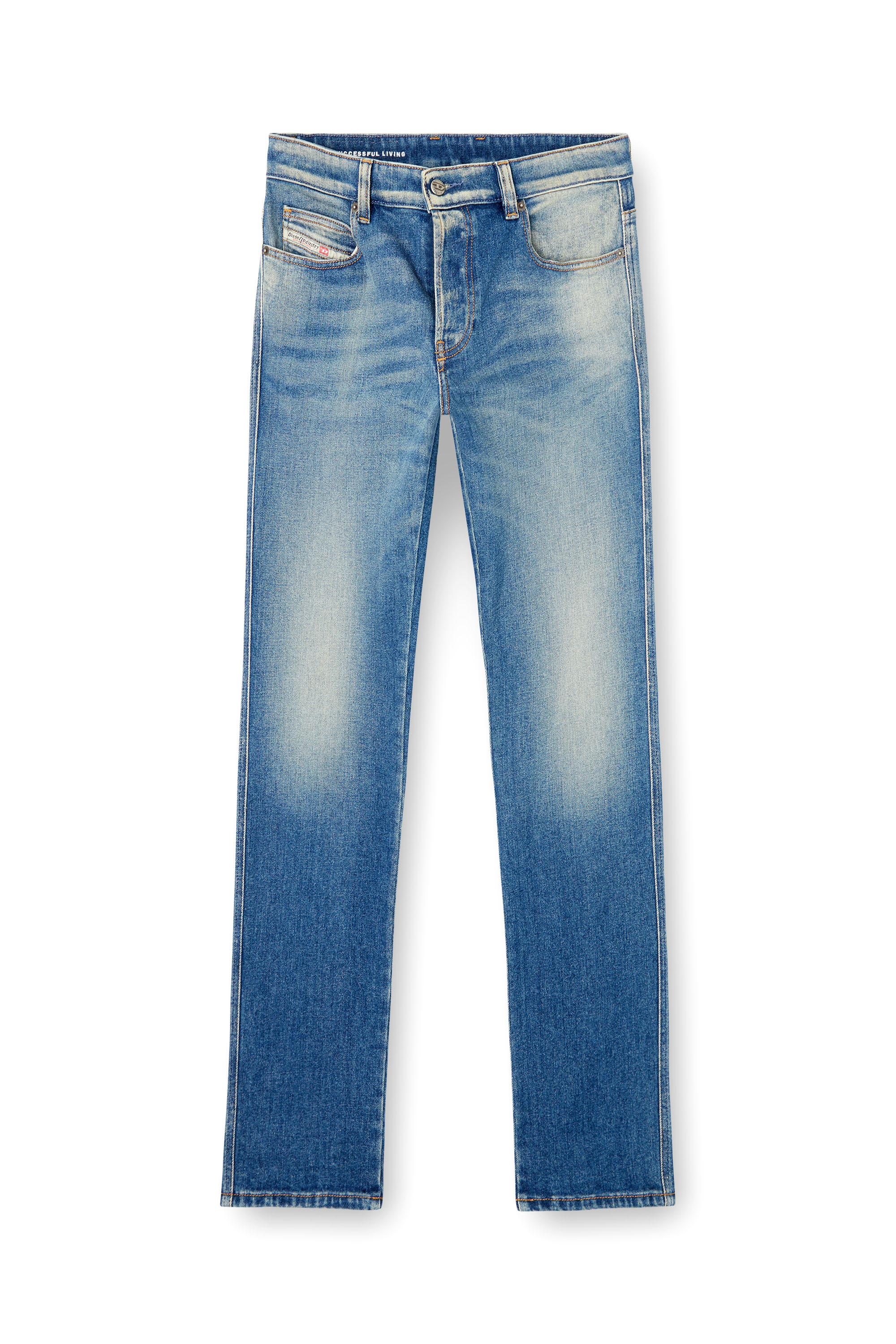 Diesel - Man's Slim Jeans 1993 D-Vyl 09M14, Medium blue - 3