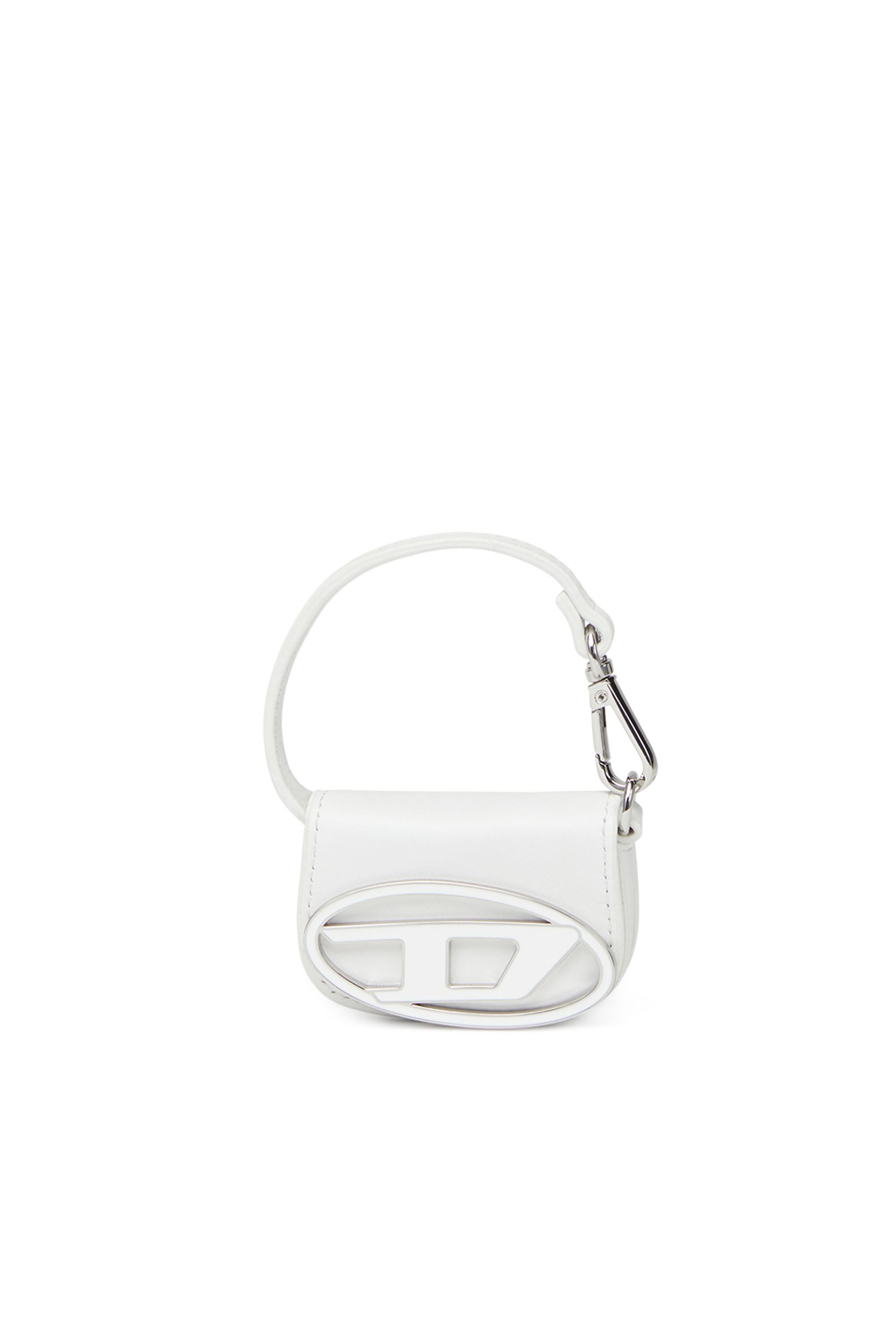 Diesel - Breloque de sac en cuir - Bijoux et Gadgets - Femme - Blanc