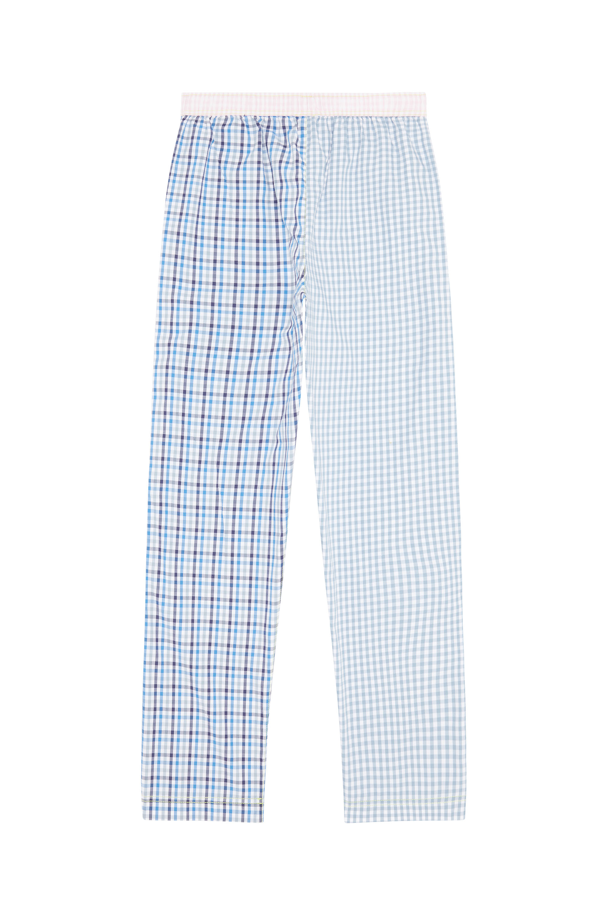 Diesel - Pantaloni pigiama in diverse fantasie quadrettate - Pantaloni - Donna - Blu