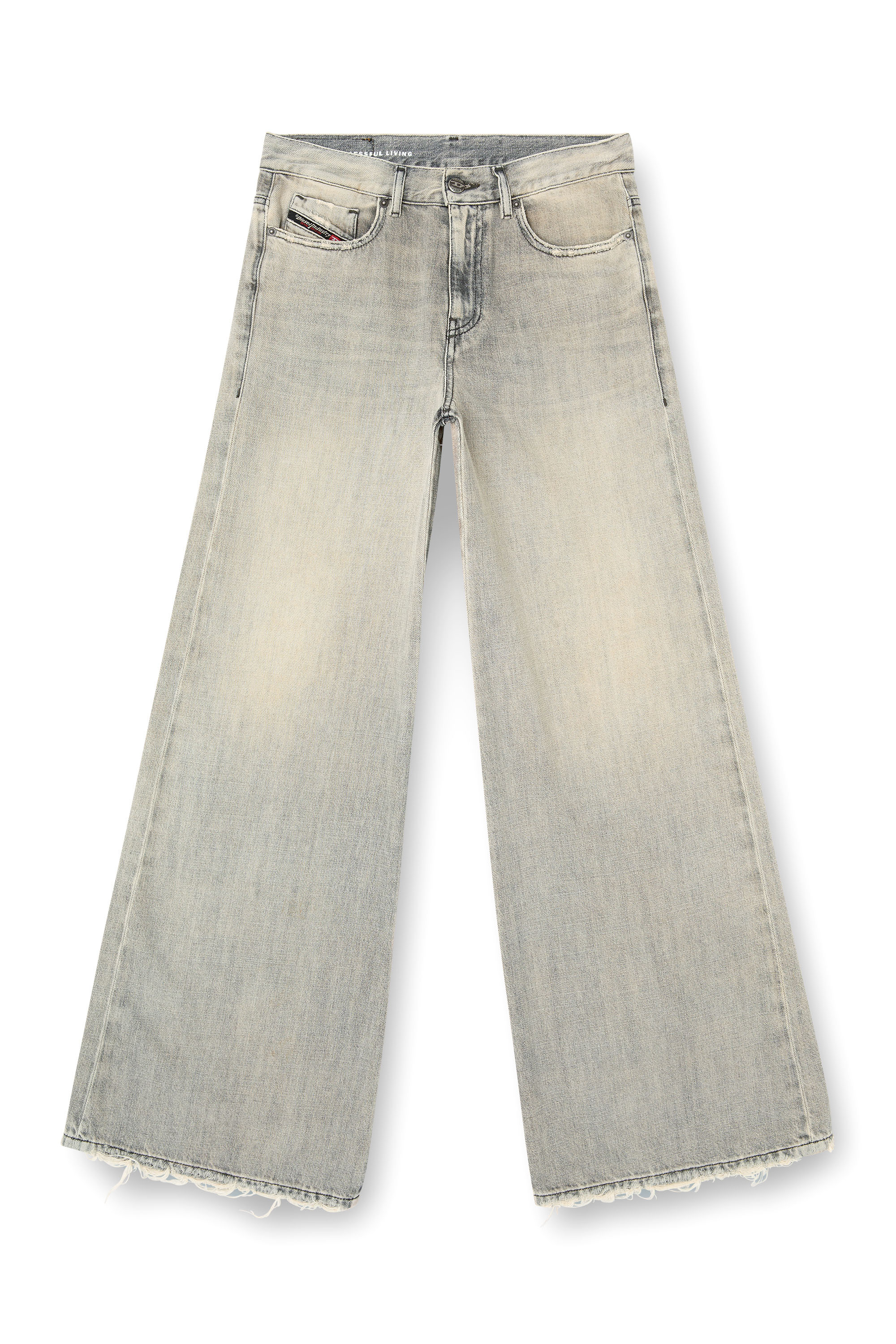 Diesel - Woman's Flare Jeans 1978 D-Akemi 068RU, Grey - 2