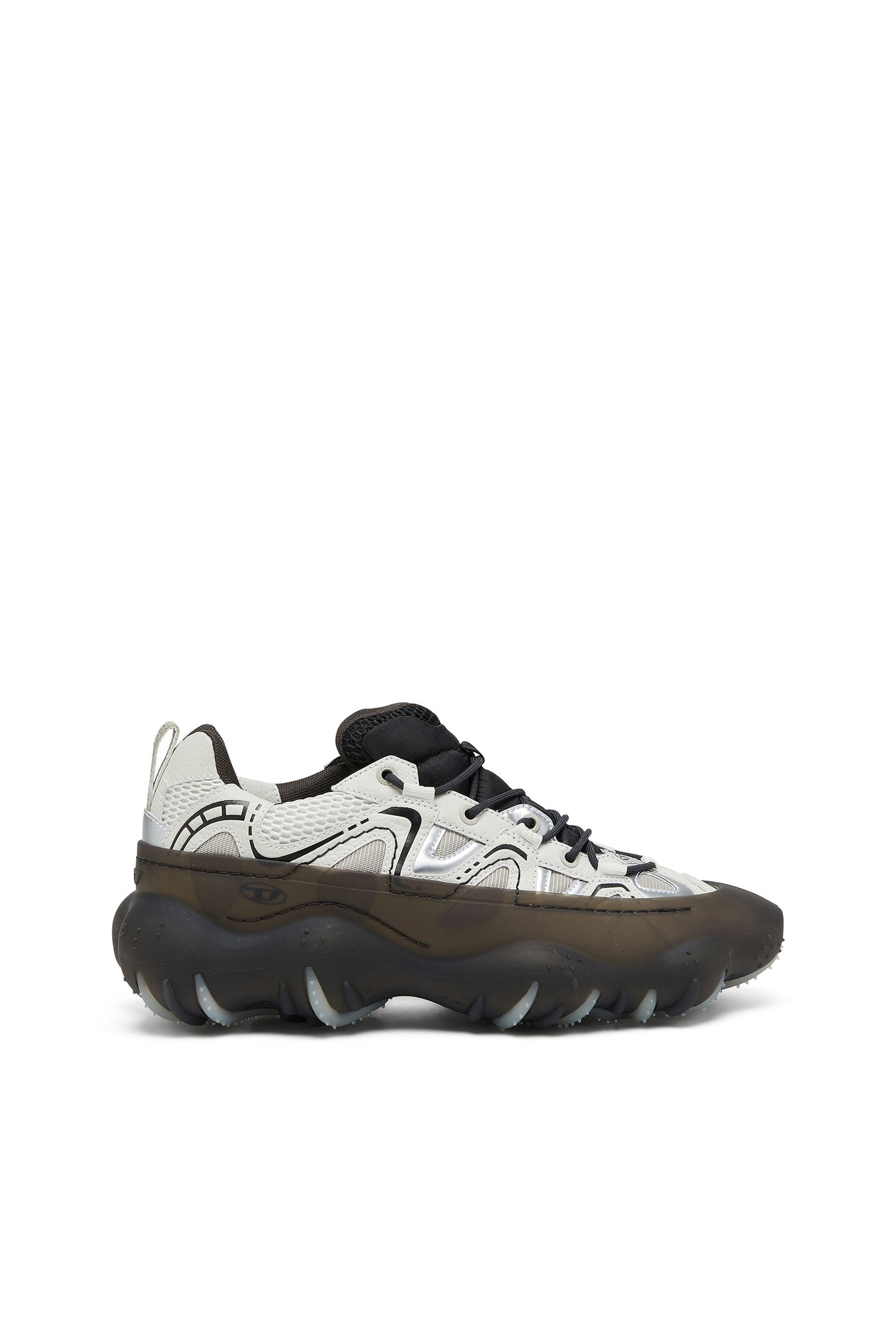 Diesel - S-Prototype P1-Sneakers with transparent rubber overlay - Sneakers - Man - Multicolor