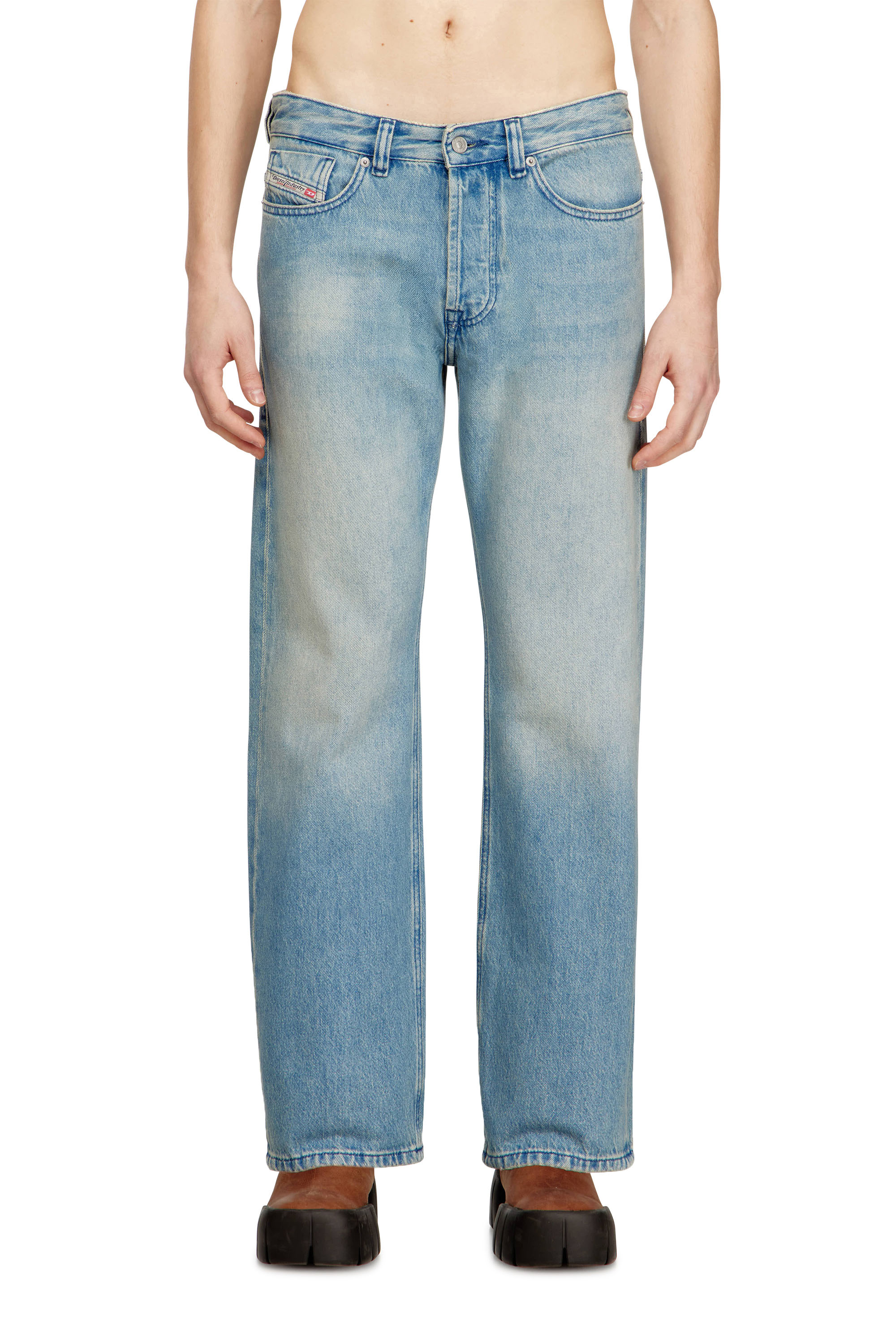 Diesel Men's Blue - Relaxed Jeans Regular Waist 1980 D-Eeper - Jeans - Man Size 31