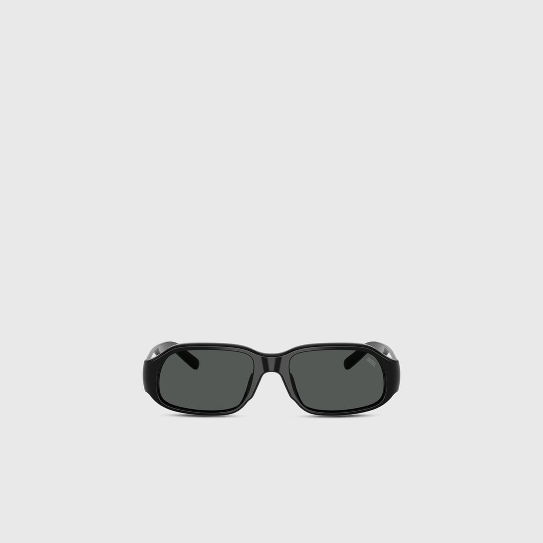 Diesel - Lunettes de soleil rectangulaires - Lunettes de soleil - Mixte - Noir