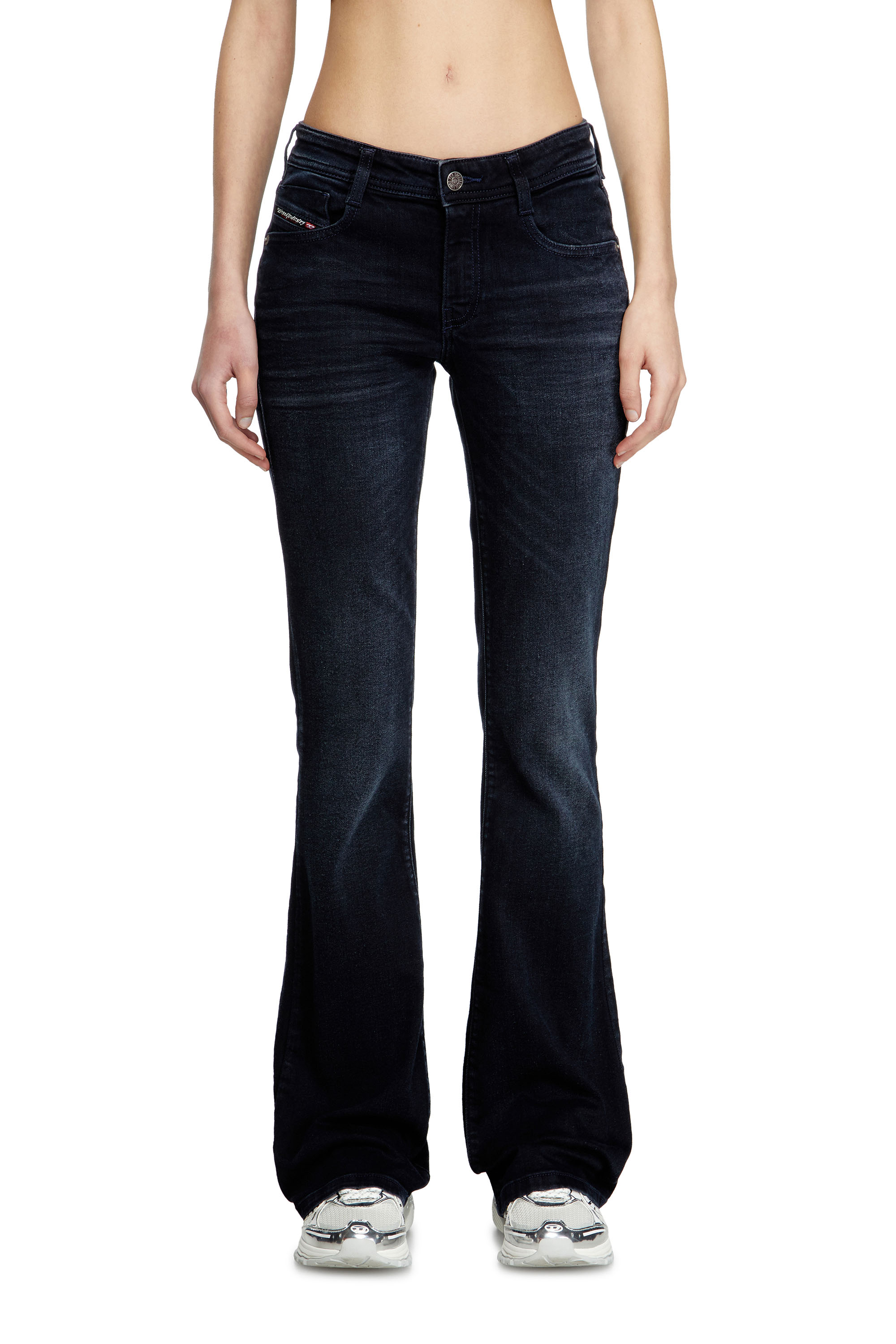 Diesel Bootcut Jeans Low Waist 1969 D-Ebbey, Dark blue, Zip fly