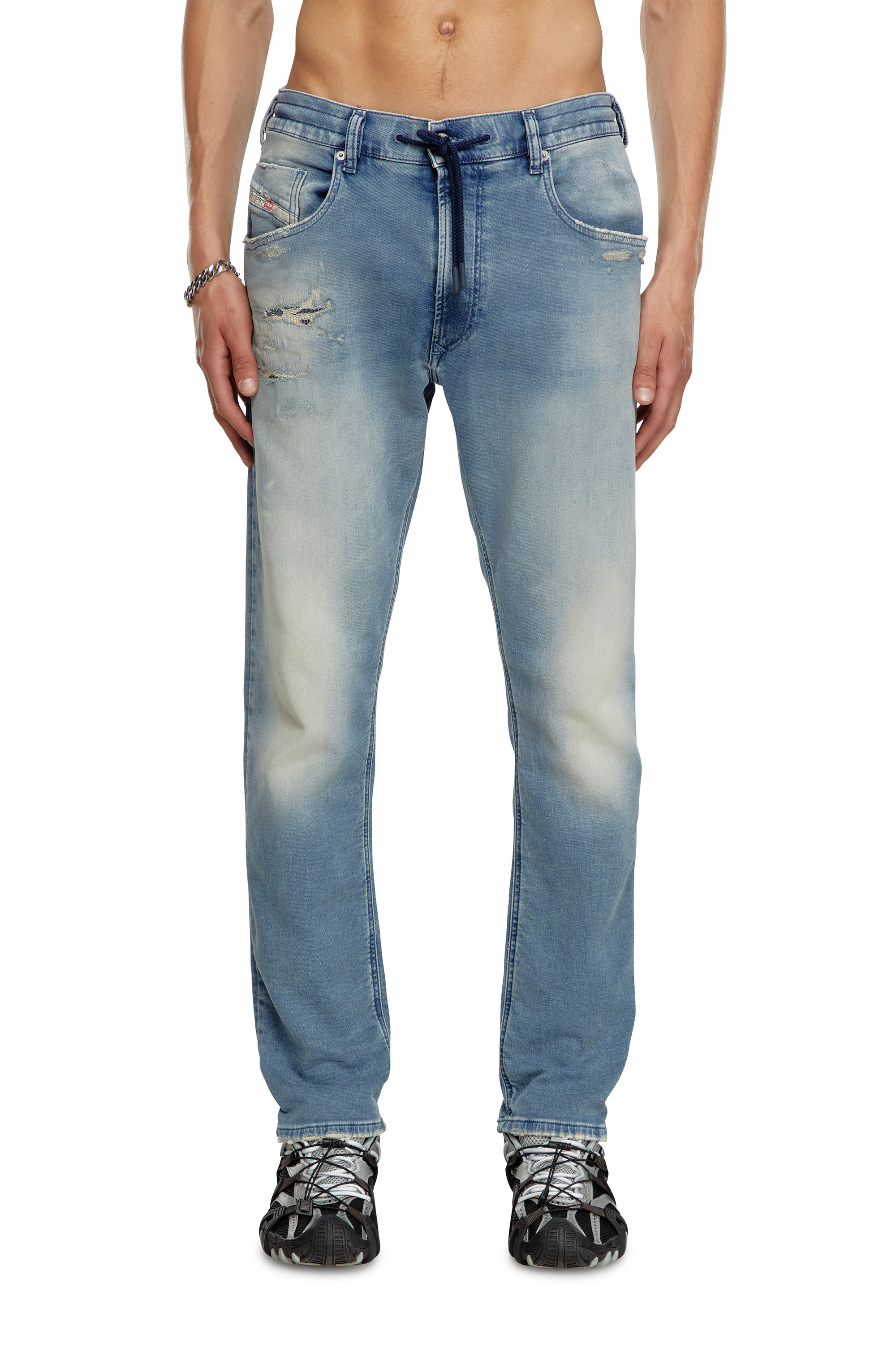 Shop Diesel Tapered 2030 D-krooley Joggjeans In Blue