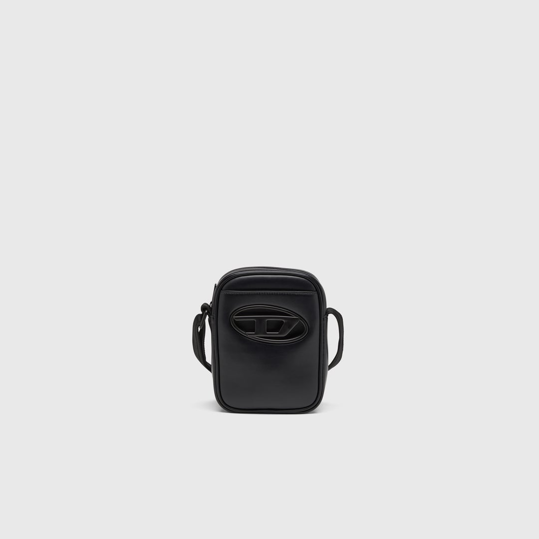 Diesel - Holi-D-Crossbody bag in PU and neoprene - Crossbody Bags - Man - Black