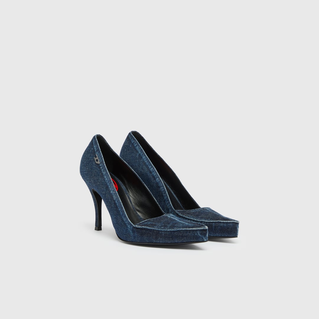 Diesel - D-Lucette-Pumps in denim - Heels - Woman - Blue