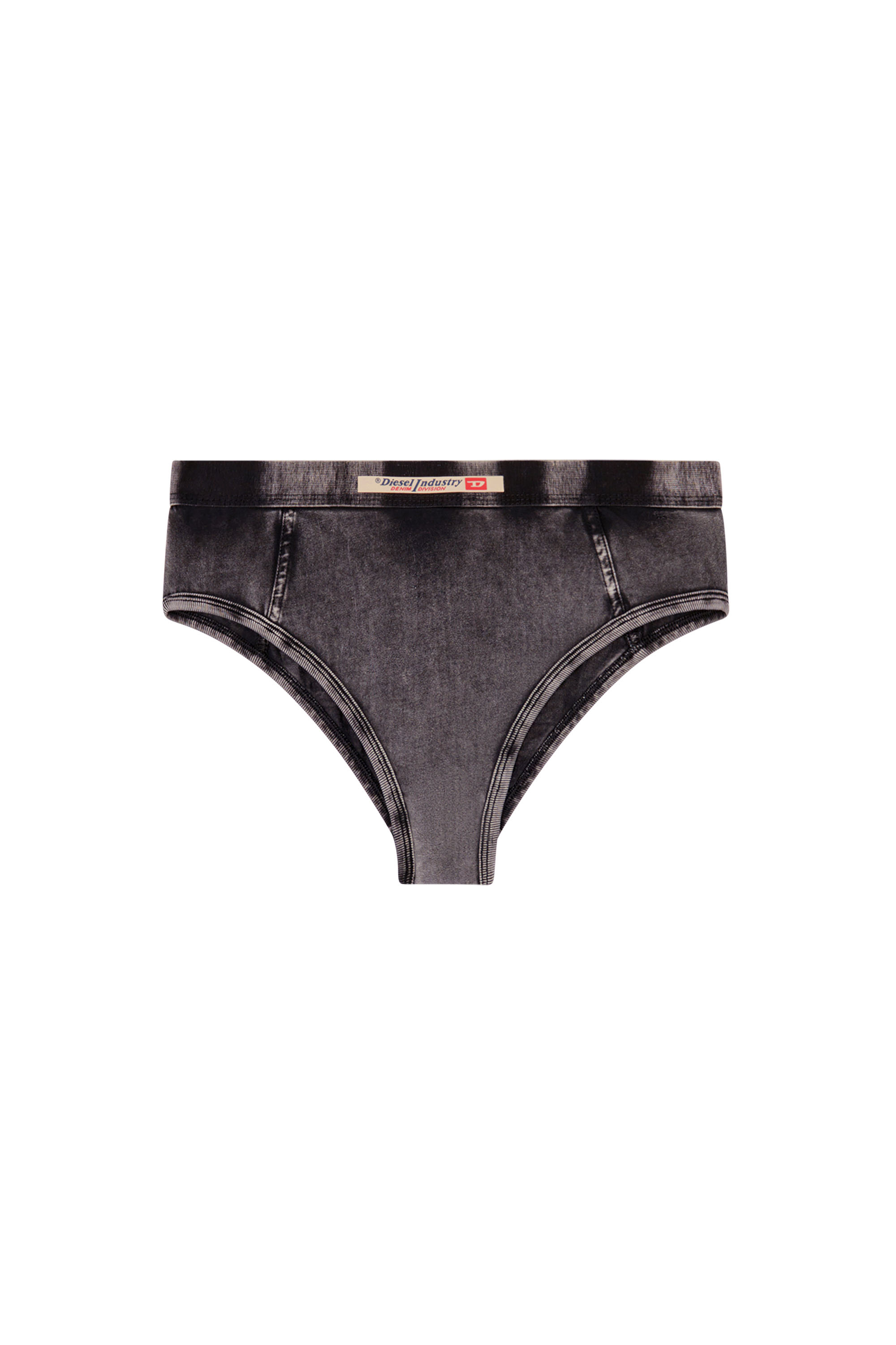 Diesel - HIPSTER-DNM, Woman's Hipster briefs in denim-effect jersey in Black - 3