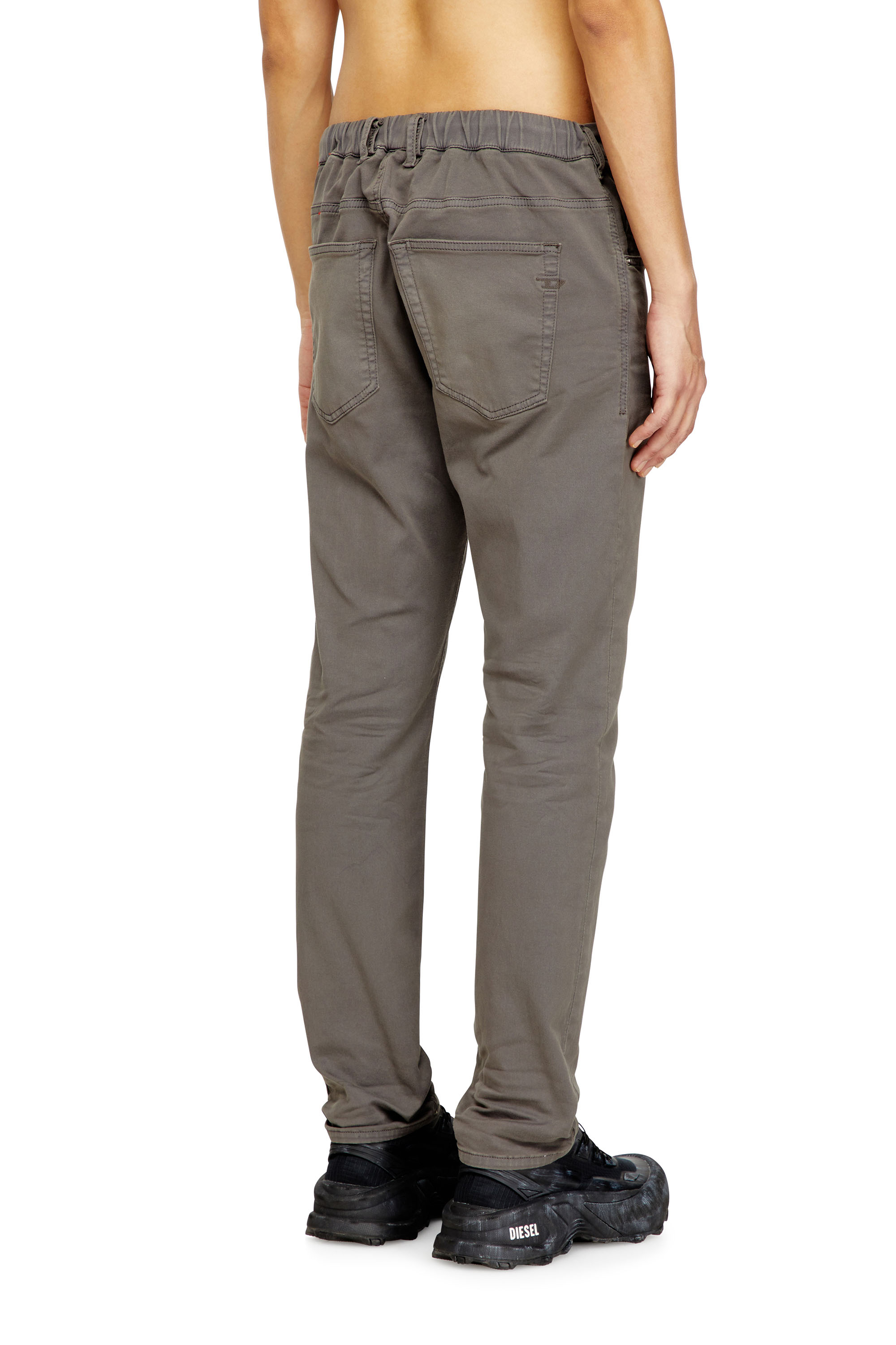Diesel - Man's Regular 2032 D-Krooley-BW Joggjeans® 0670M, Grey - 4