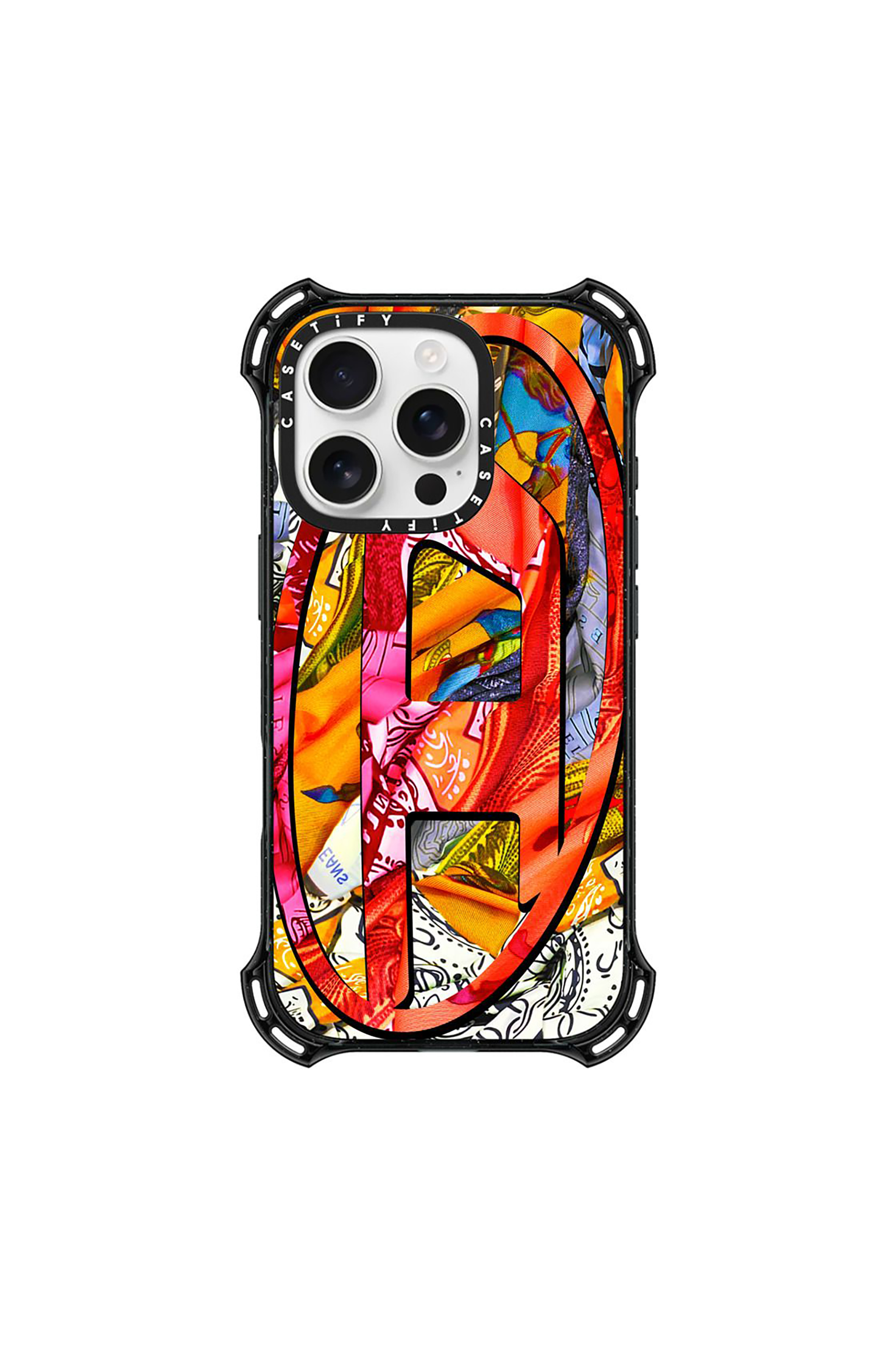 Diesel - Bandana Case i Phone 16 Pro - Cases - Unisex - Multicolor