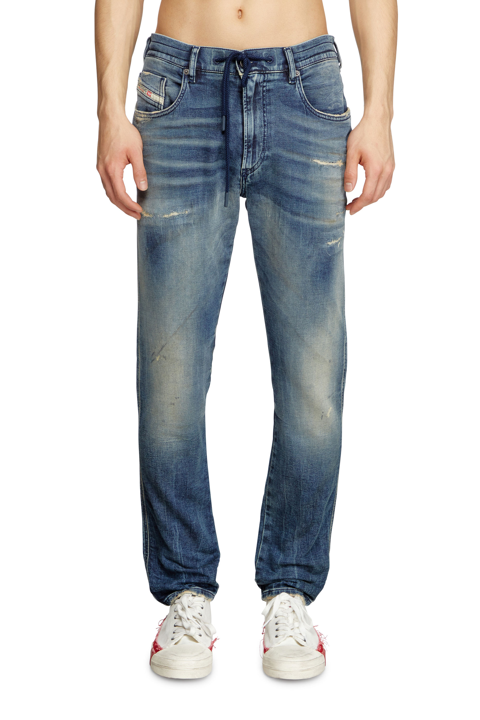 Diesel - Man's Slim 2062 D-Strukt Joggjeans® 068PN, Medium blue - 1