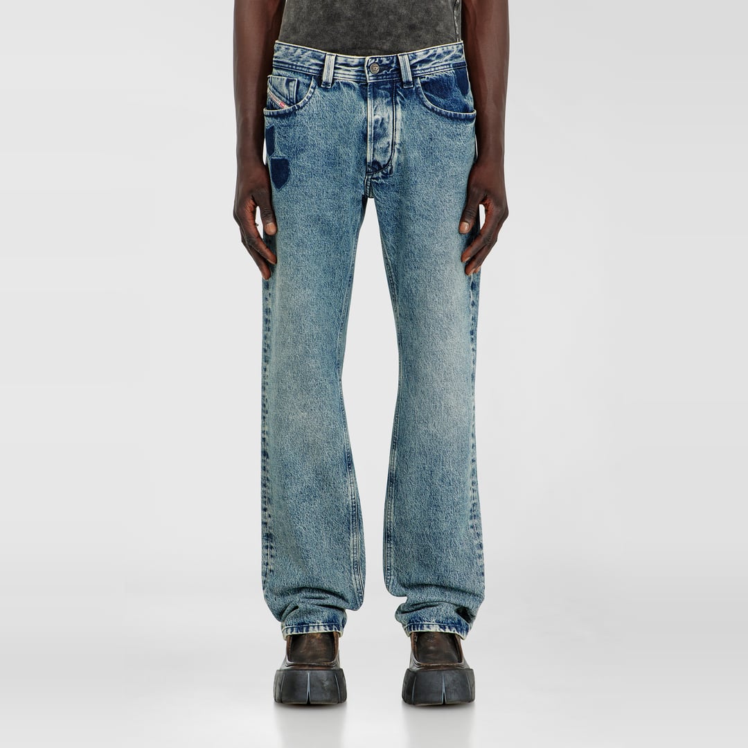 Diesel Regular Jeans Low Waist 1985 Larkee, Medium blue, Button fly