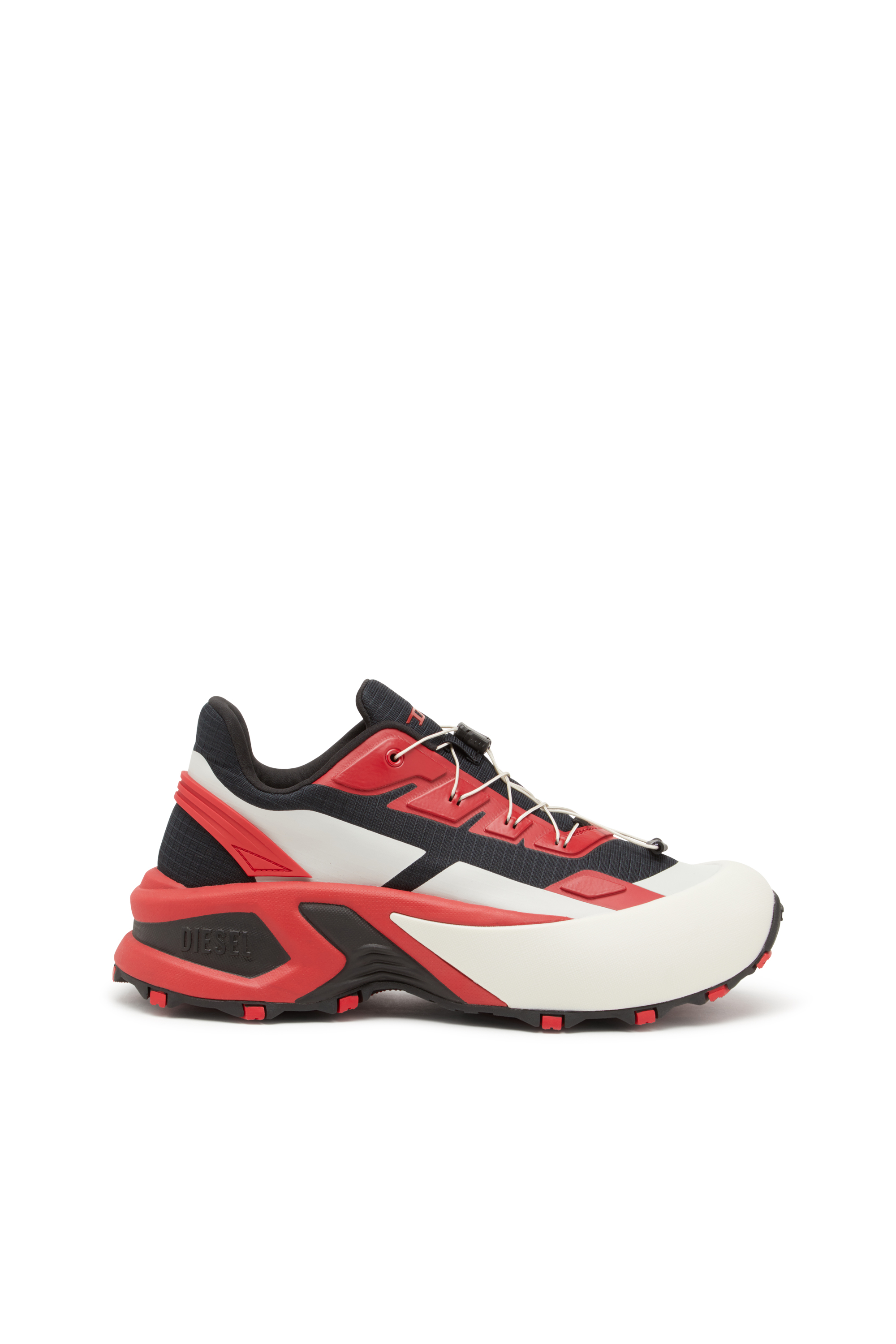 Shop Diesel D-cage Runner-sneakers In Tpu-trimmed Ripstop In Multicolor