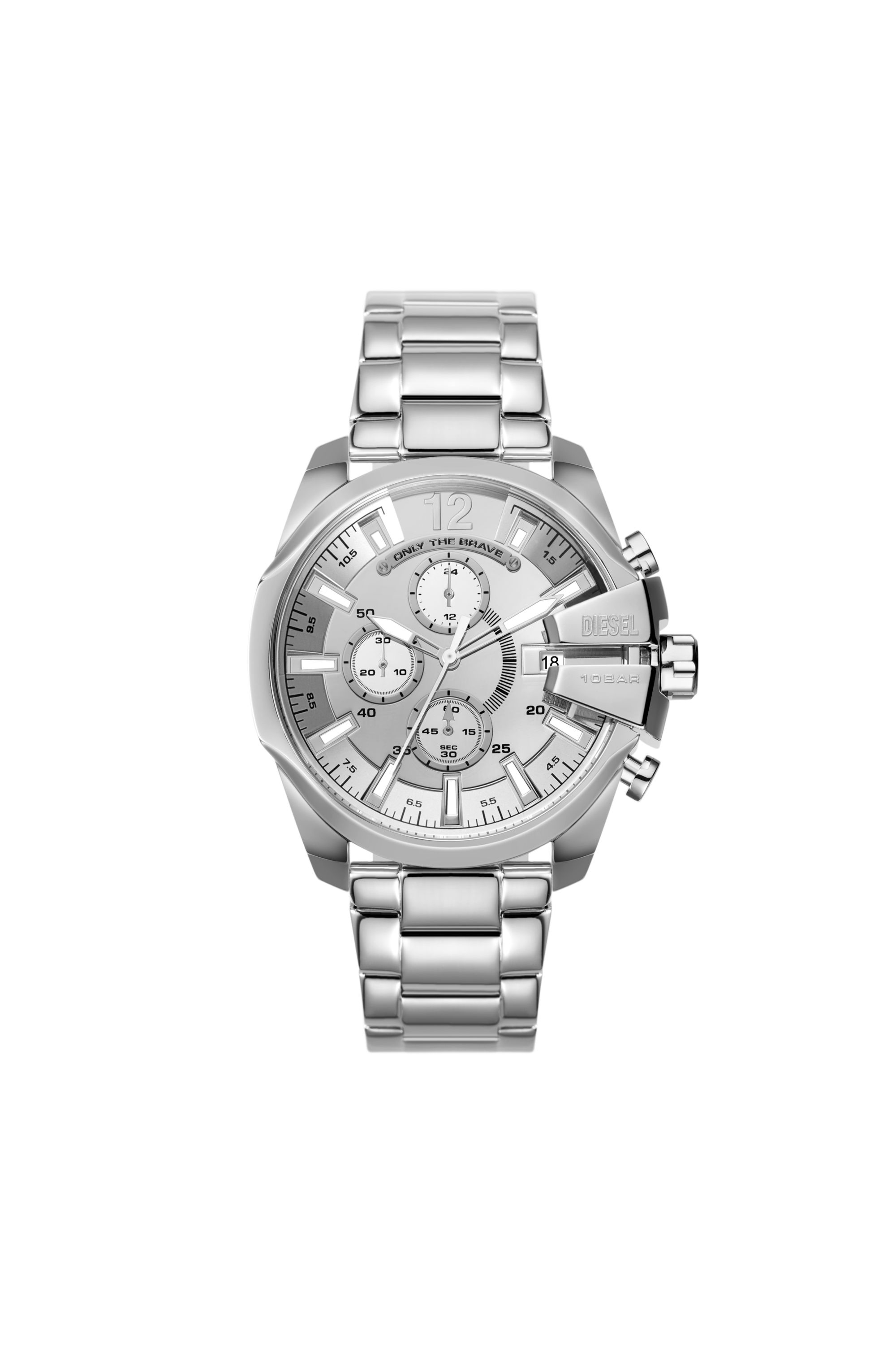 Diesel - Baby Chief chronograph stainless steel watch - Timeframes - Man - Silver