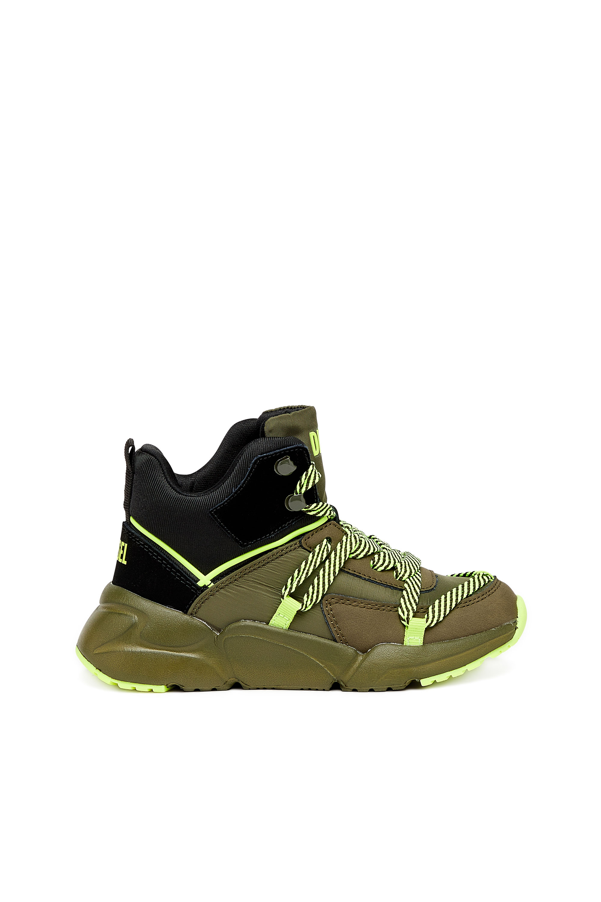 Diesel - Sneakers montantes style trekking - Footwear - Mixte - Vert