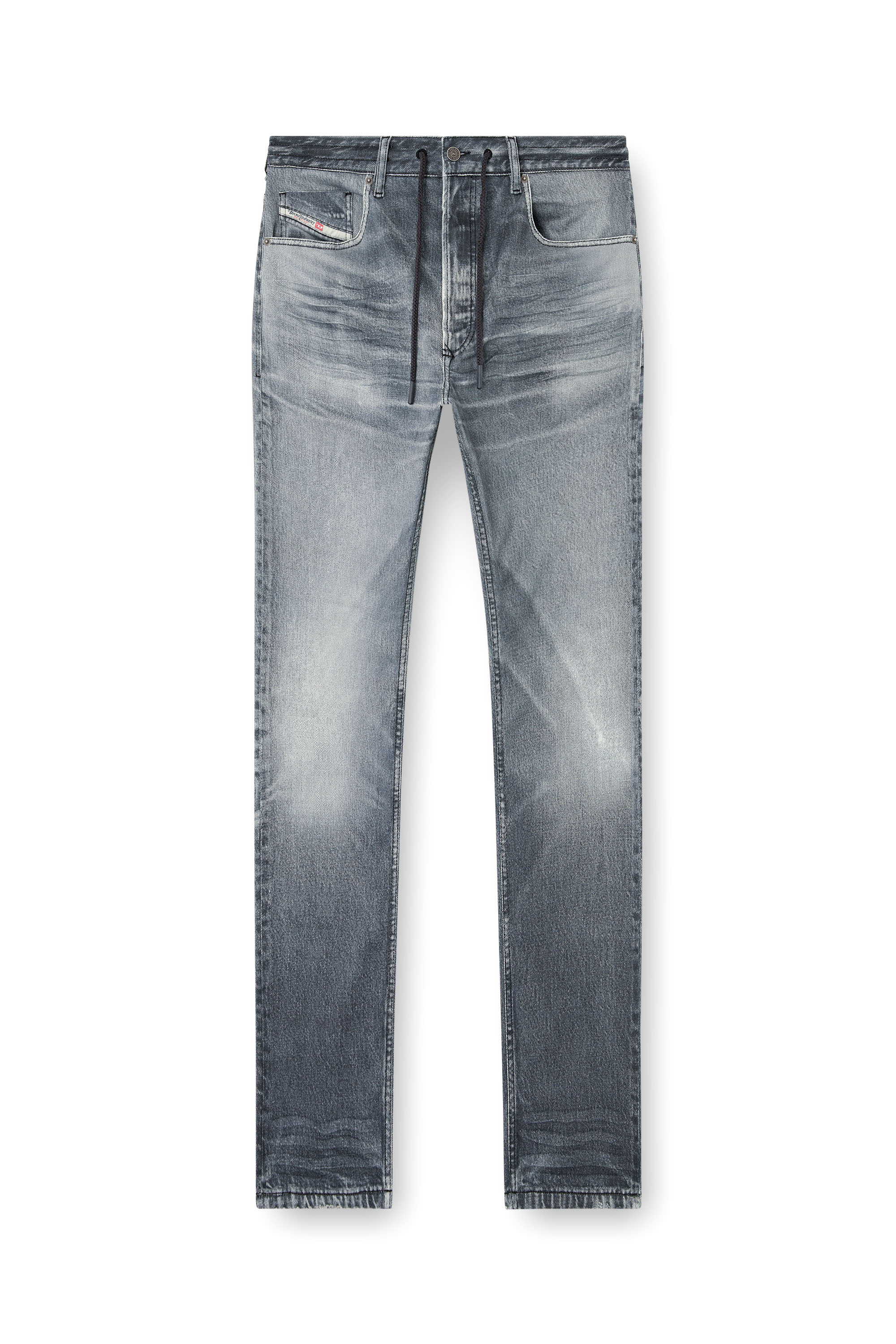 Diesel - Man's Regular 2032 D-Krooley Joggjeans® 068PC, Grey - 3