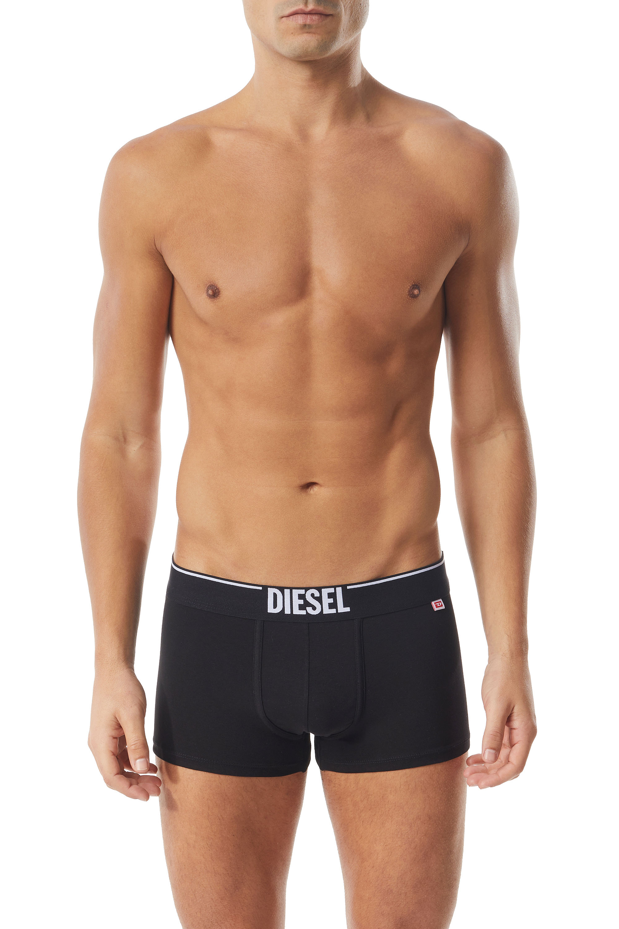 Diesel Two-pack Of Boxer Briefs With D Tag In Multicolor