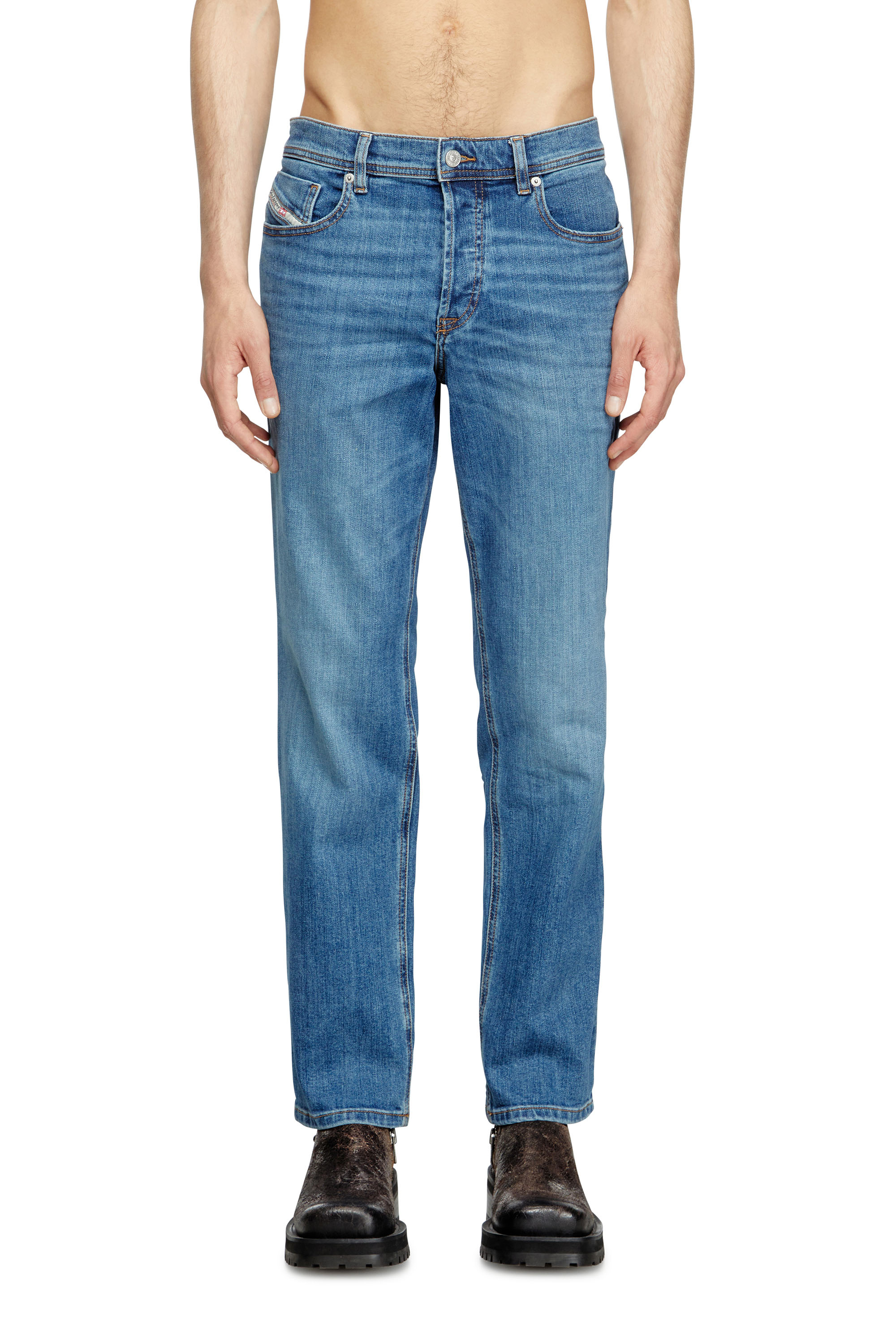 Diesel Herr Blå - Regular Jeans Regular Waist 2023 D-Finitive - Jeans - Man Storlek 28