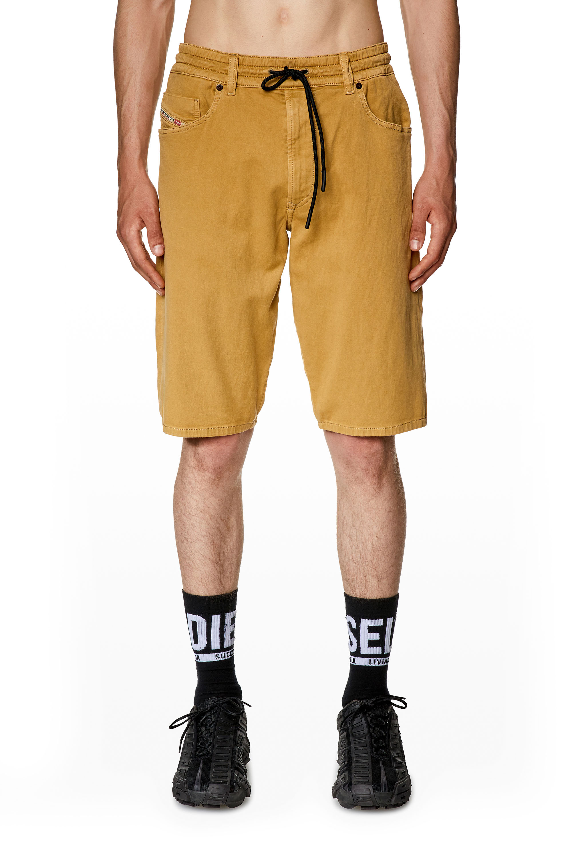 Diesel - Chino shorts in Jogg Jeans - Shorts - Man - Brown