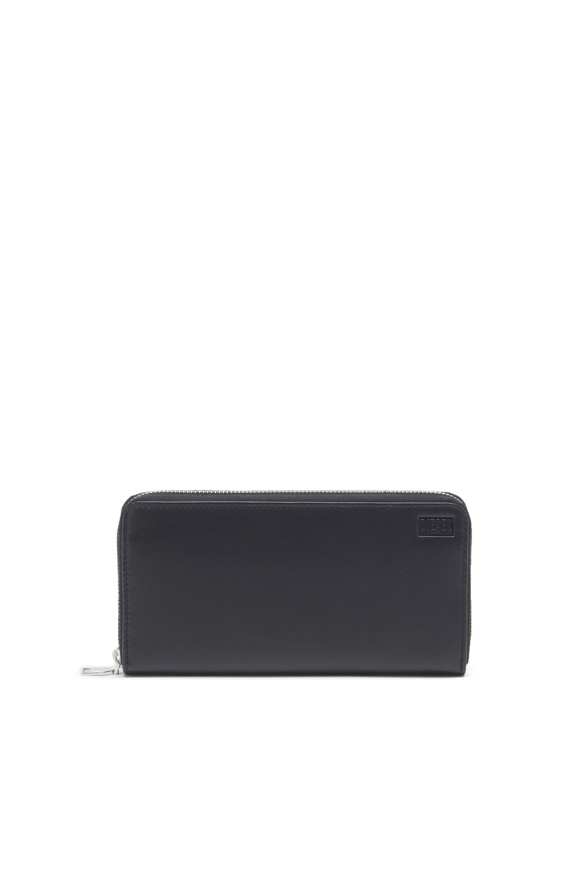 Diesel - Long zip wallet in two-tone leather - Small Wallets - Man - Multicolor