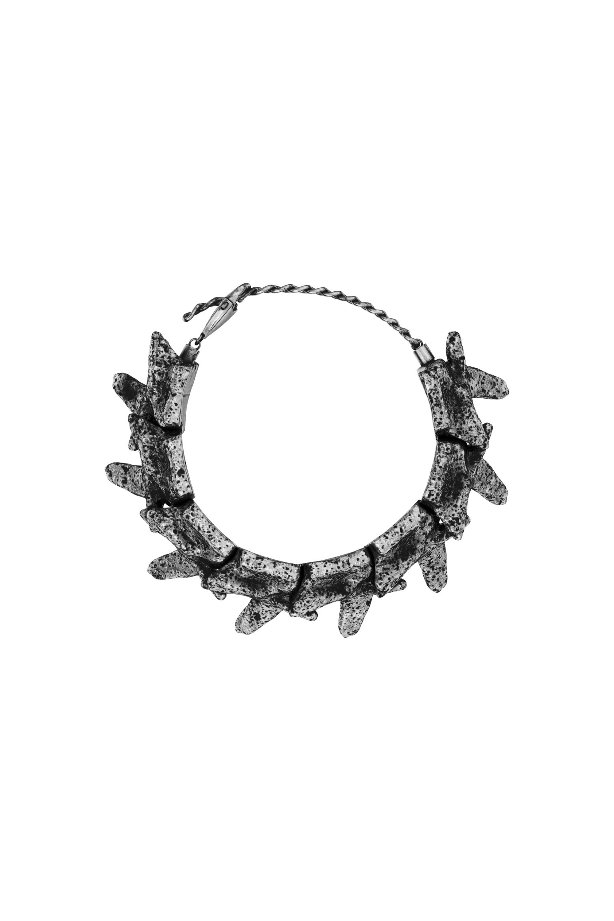 Diesel Unisex Grey - Silver-Tone Components Bracelet - Bracelets Uni
