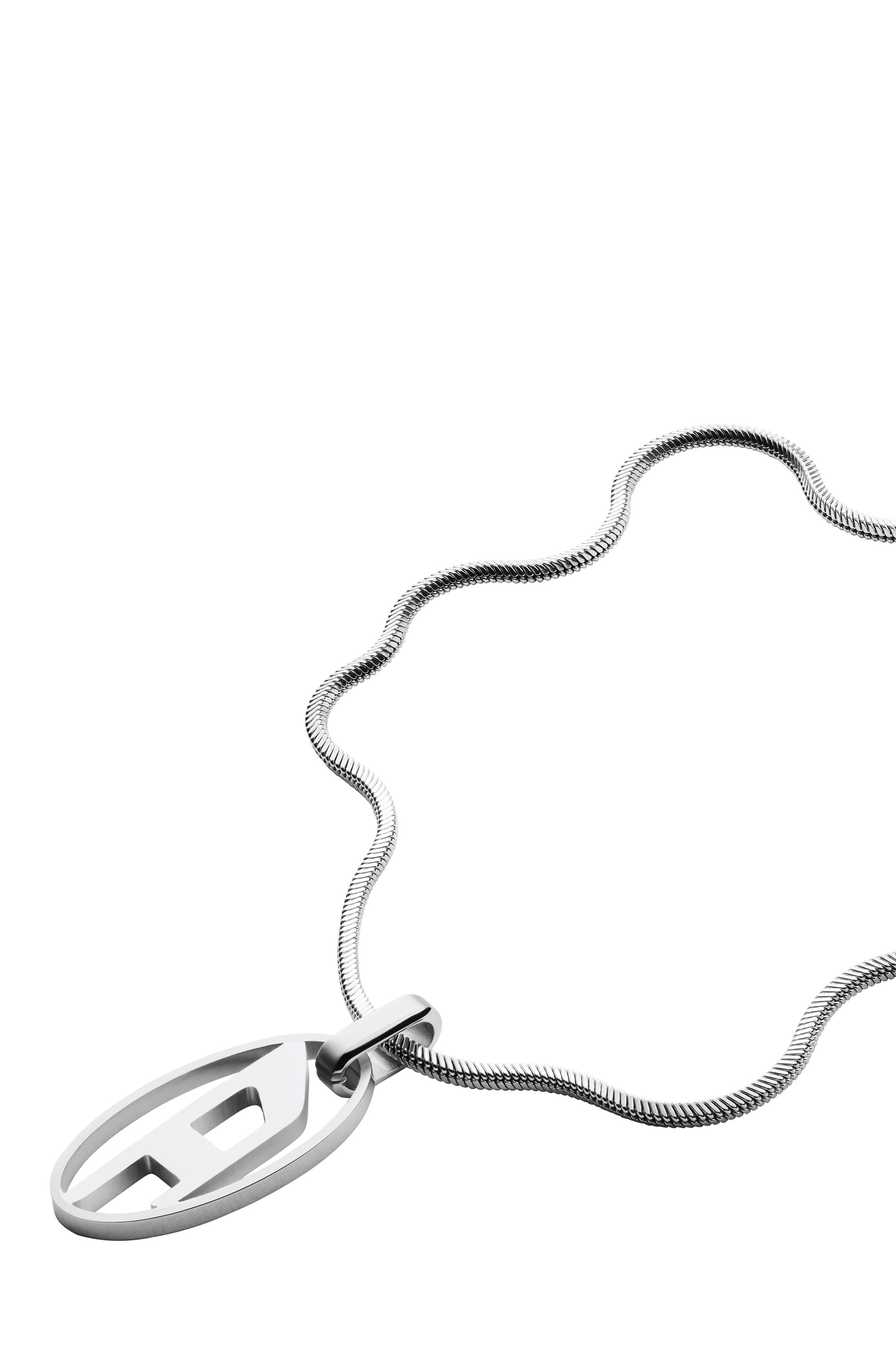 Diesel - Stainless steel pendant necklace - Necklaces - Unisex - Silver