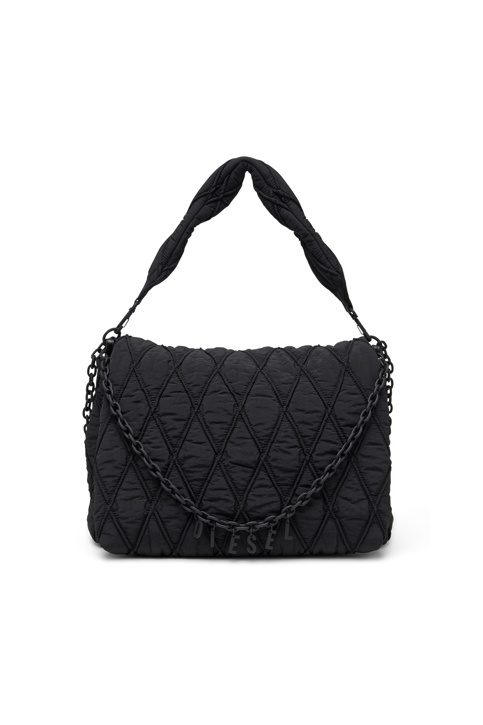 Diesel - Damen - Schultertasche - Schwarz - Nylon