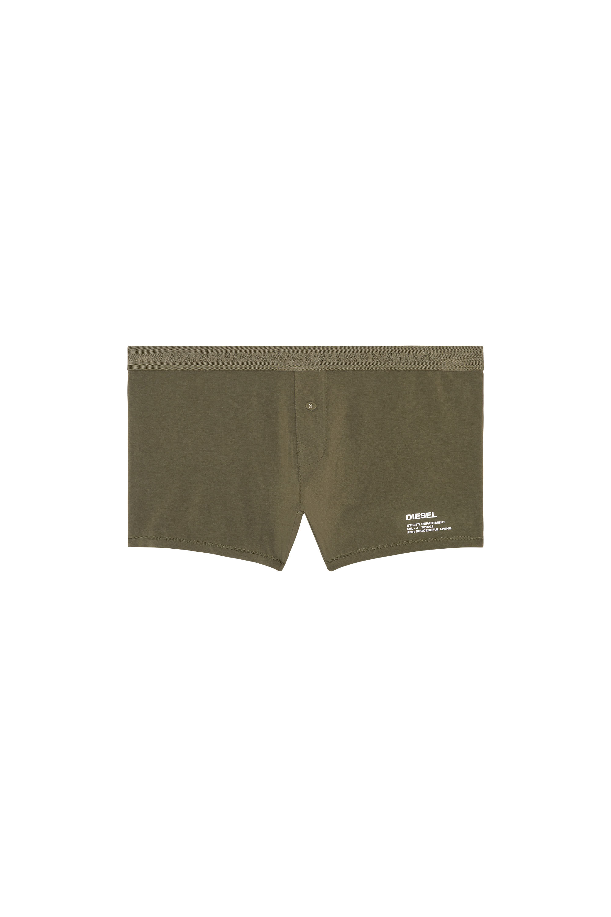 Diesel - Boxers with utility logo print - Boxer briefs - Man - Green