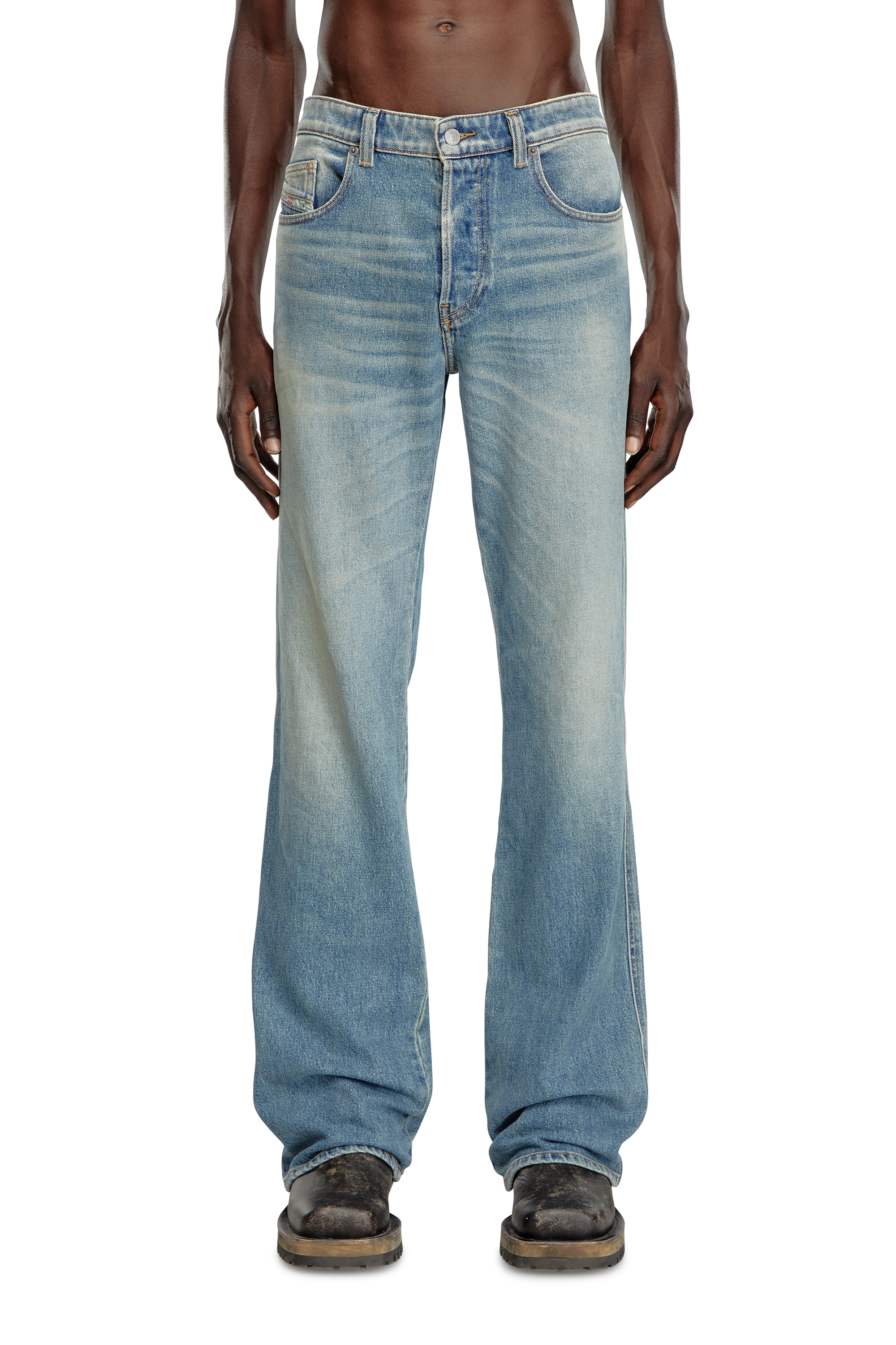 Diesel Bootcut Jeans In Blu