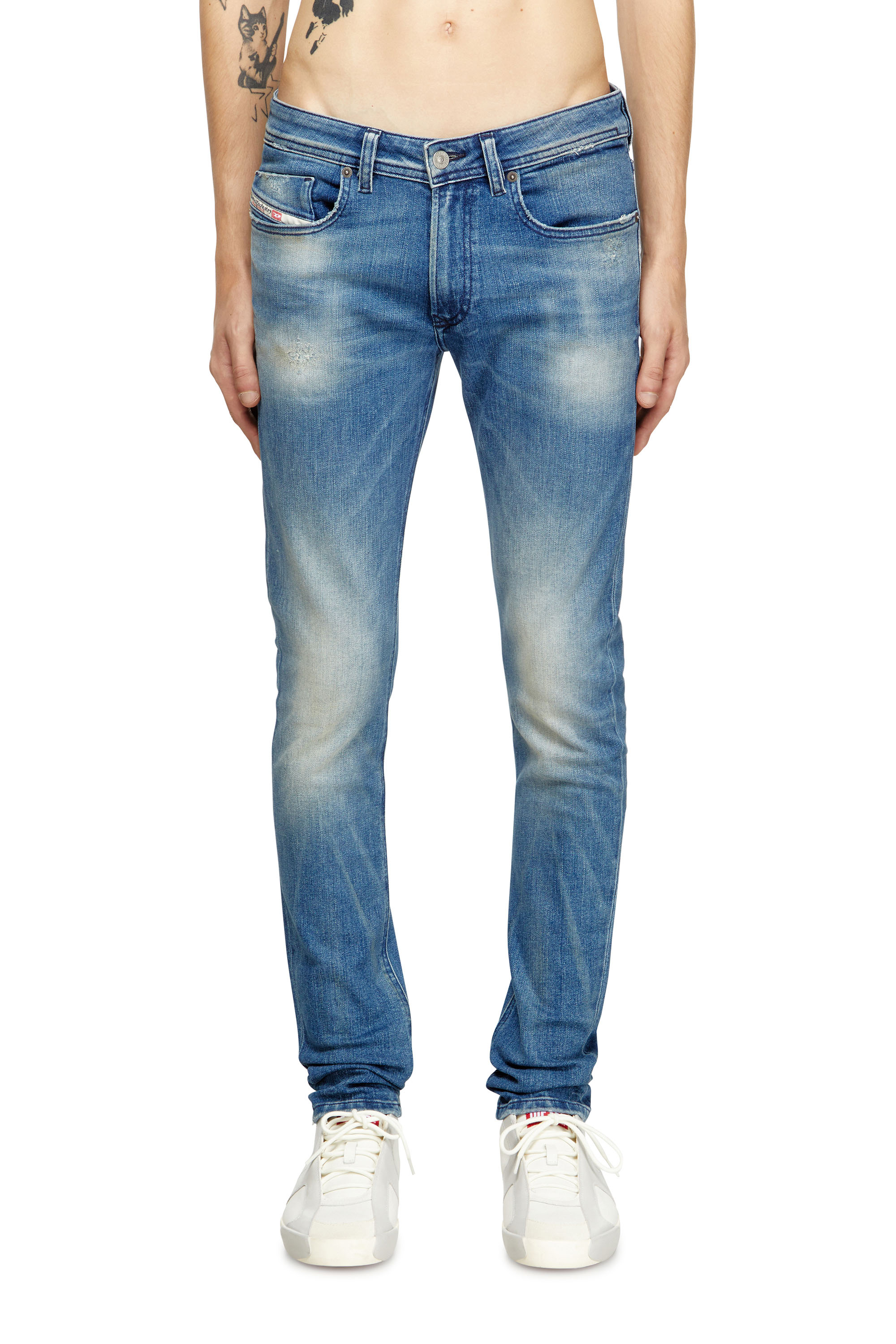 Diesel - Man's Skinny Jeans 1979 Sleenker 0DBDR, Medium blue - 1