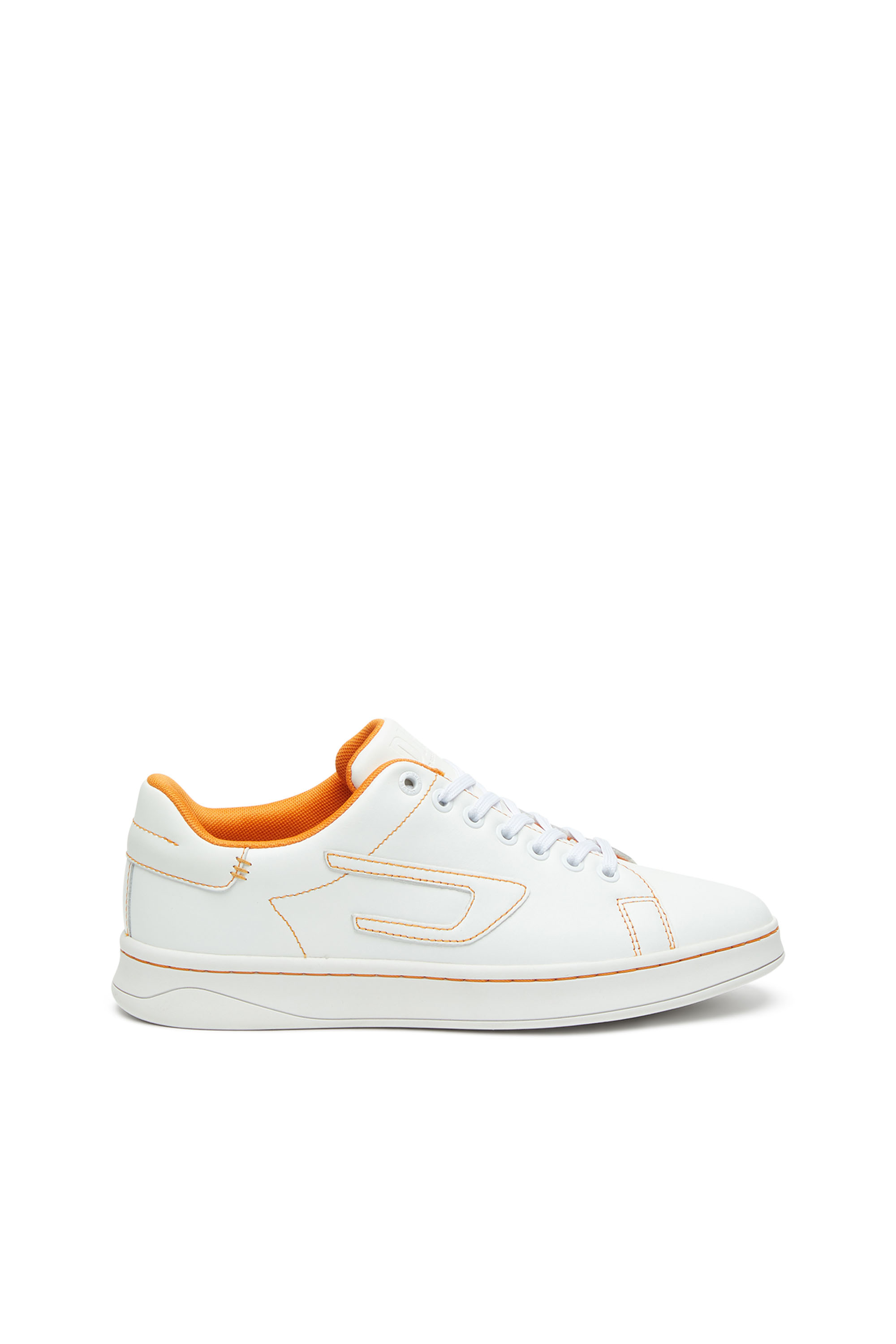 Diesel Sneakers With Contrast Stitching In White