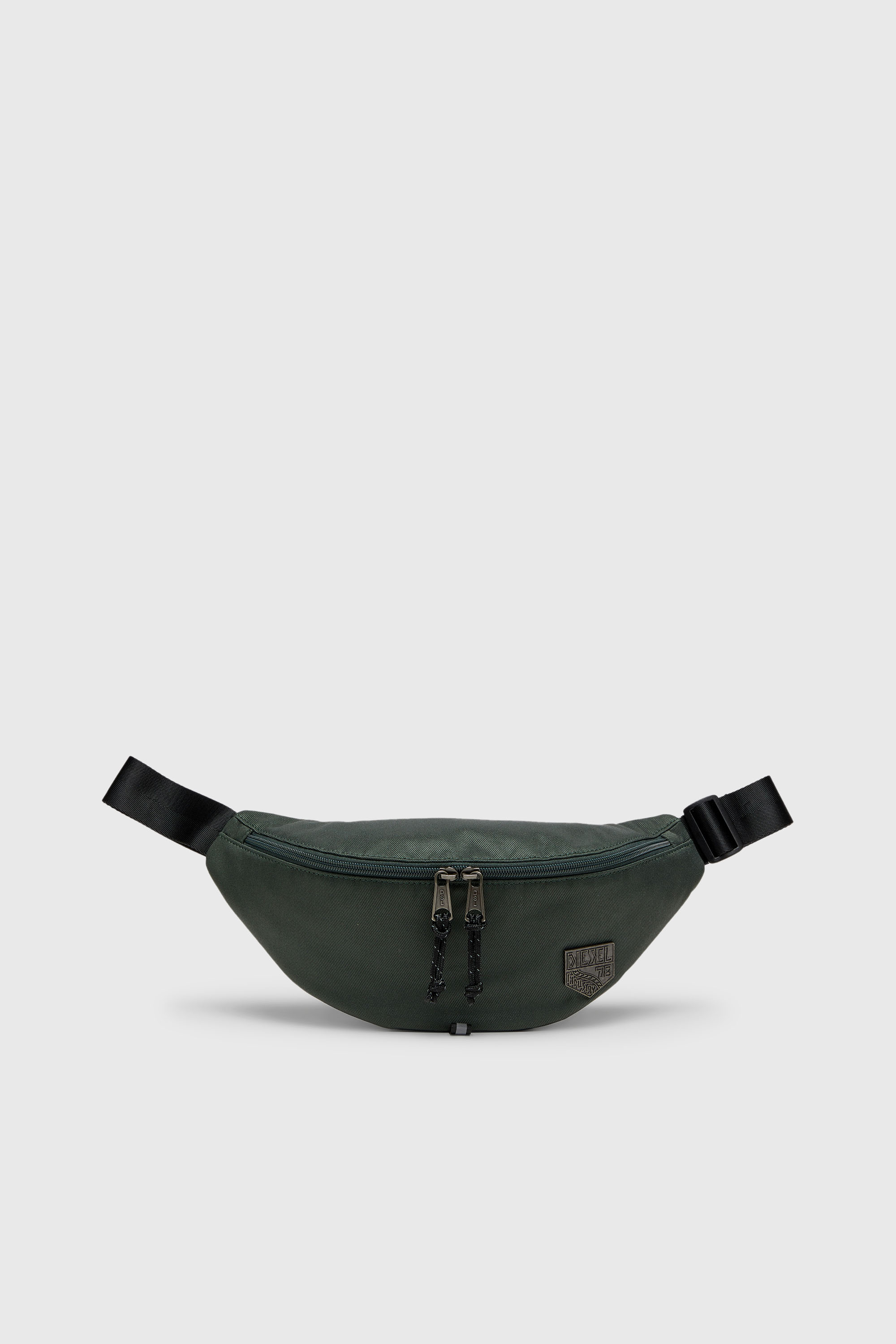 Diesel - D-Pack - Belt bag in nylon with emblem logo - Crossbody Bags - Unisex - Green