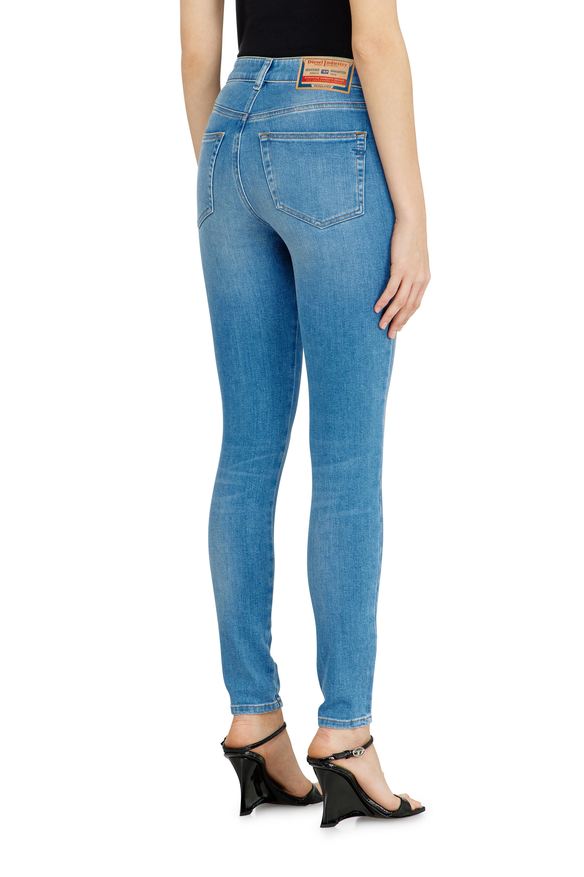 Diesel - Woman's Skinny Jeans 2017 Slandy 09L94, Light Blue - 5