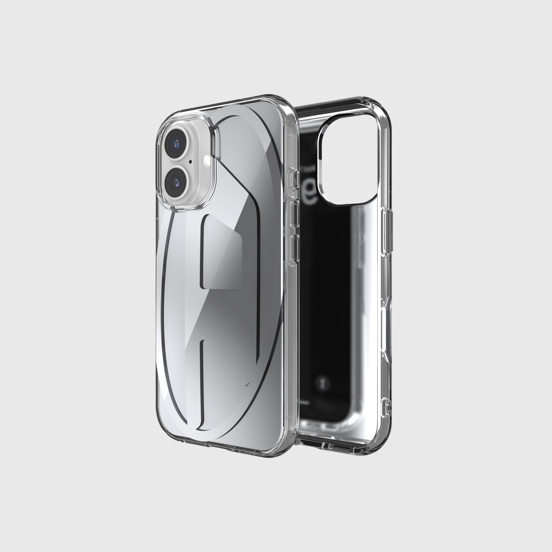 Diesel - Coque miroir pour l'iP 16 - Coques - Mixte - Gris