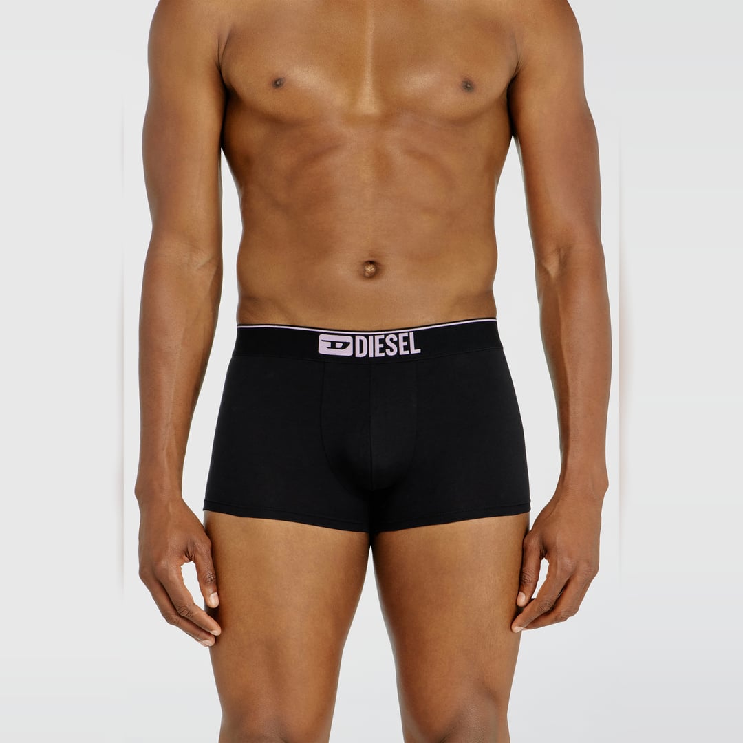 Diesel - Three-pack of plain boxer briefs - Trunks - Man - Black