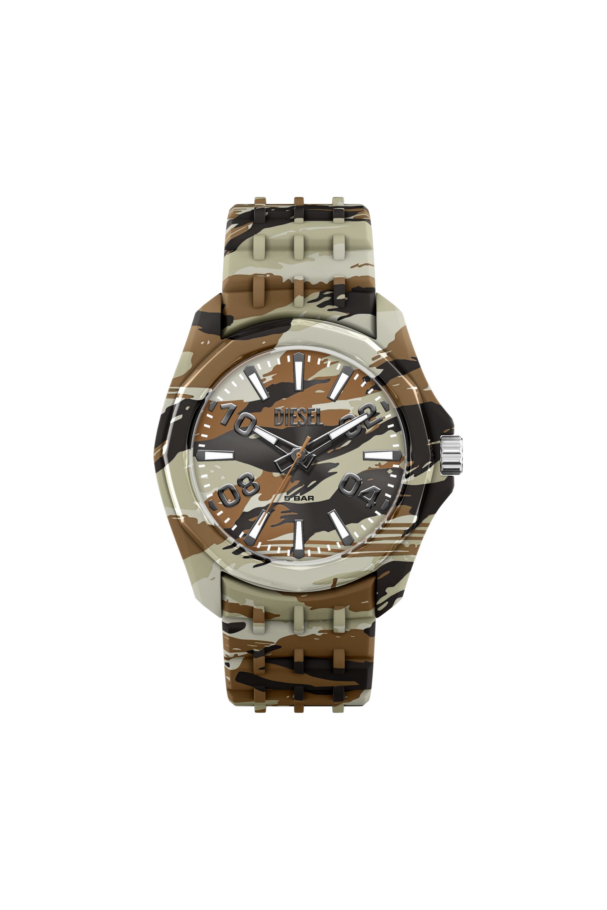 Diesel Men's Multicolor - Stinger Camo Silicone Watch - Timeframes - Man Uni