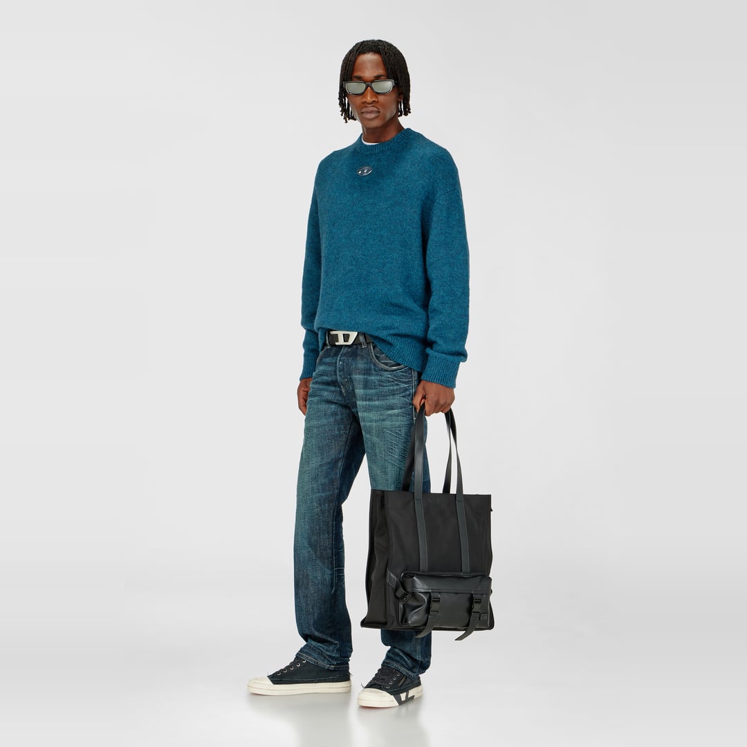Diesel - Jumper in wool and alpaca blend - Knitwear - Man - Green