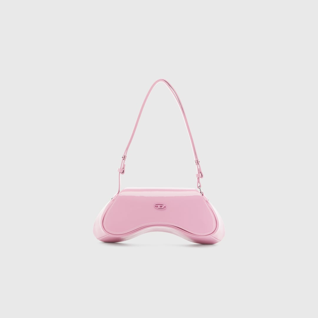 Diesel - Play-Glossy crossbody bag - Crossbody Bags - Woman - Pink