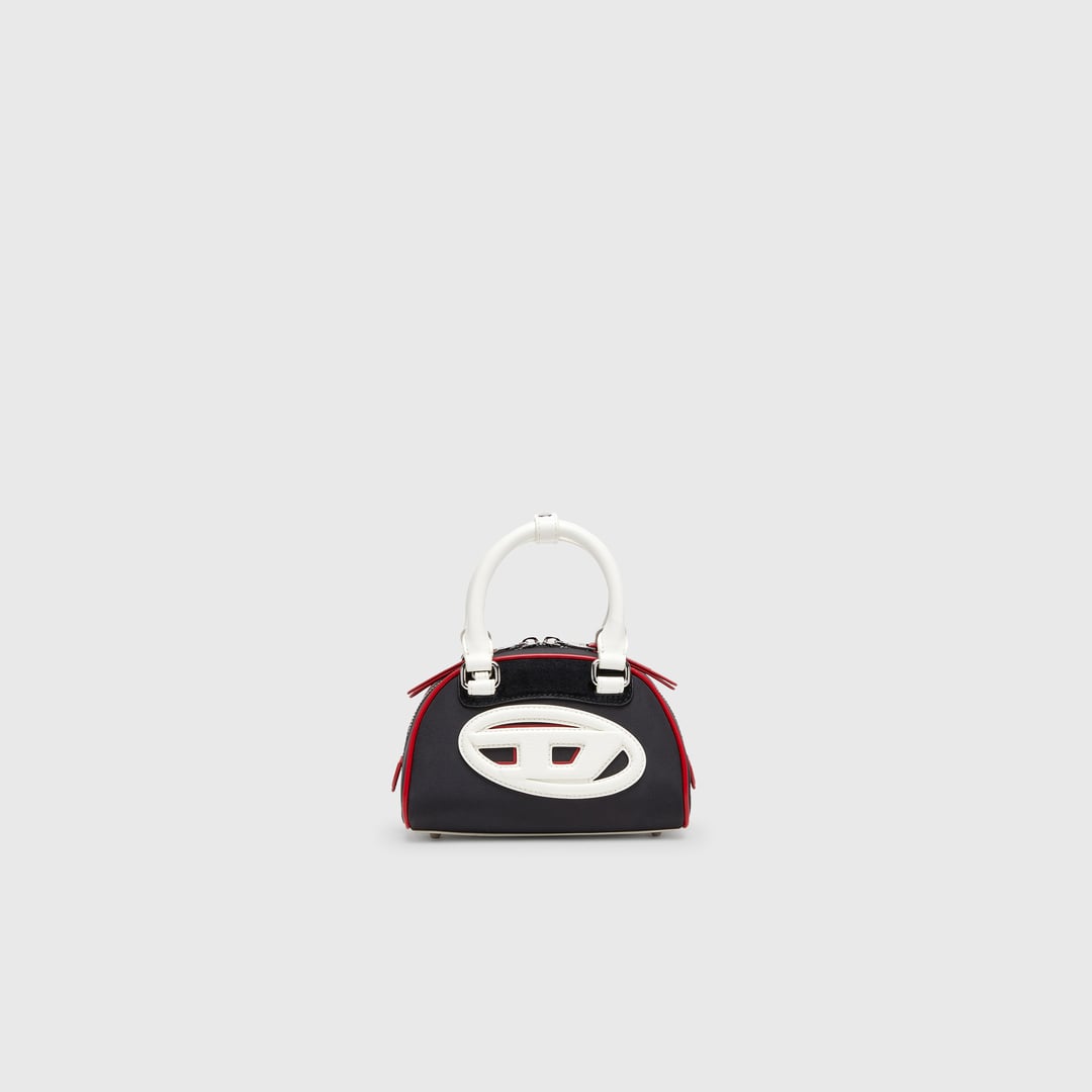 Diesel - 1DR Dome-Colour-block small bowling bag - Crossbody Bags - Woman - Multicolor