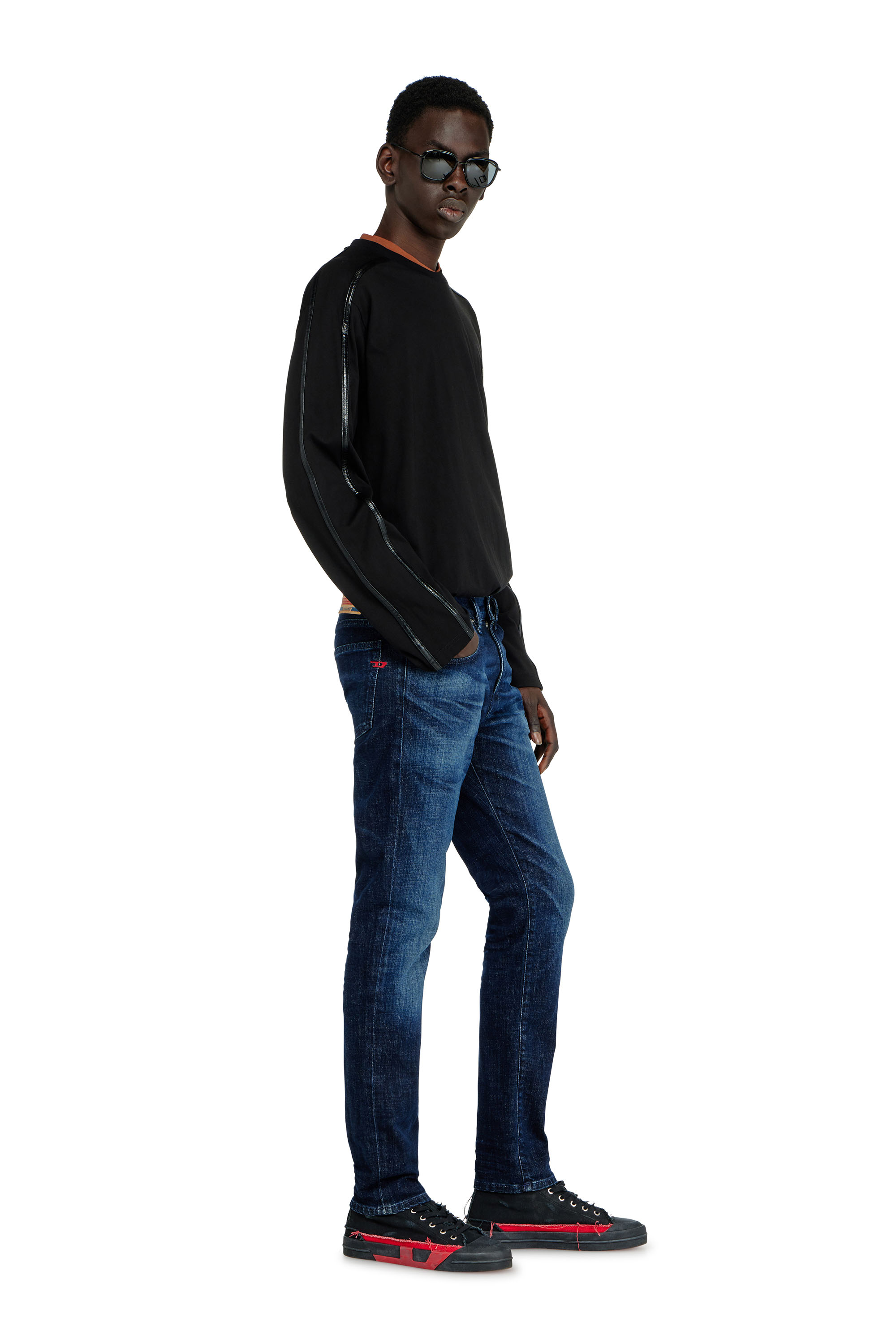 Diesel - Man's Slim Jeans 2019 D-Strukt 0ADBL, Dark Blue - 2