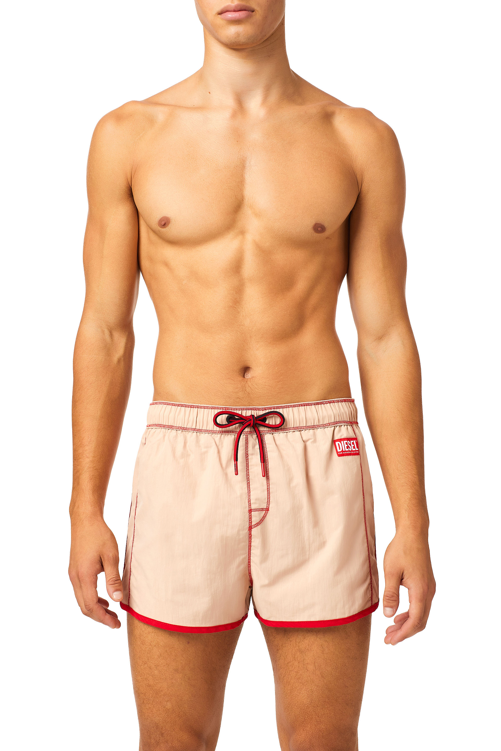 Diesel Swim Shorts In Skin Tones In Pink
