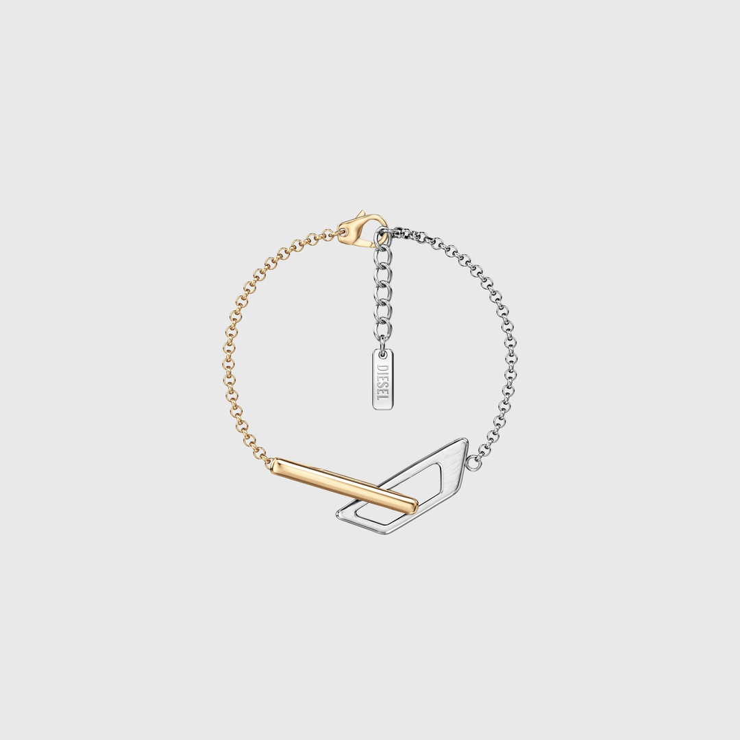 Diesel - Stainless steel chain bracelet - Bracelets - Unisex - Silver