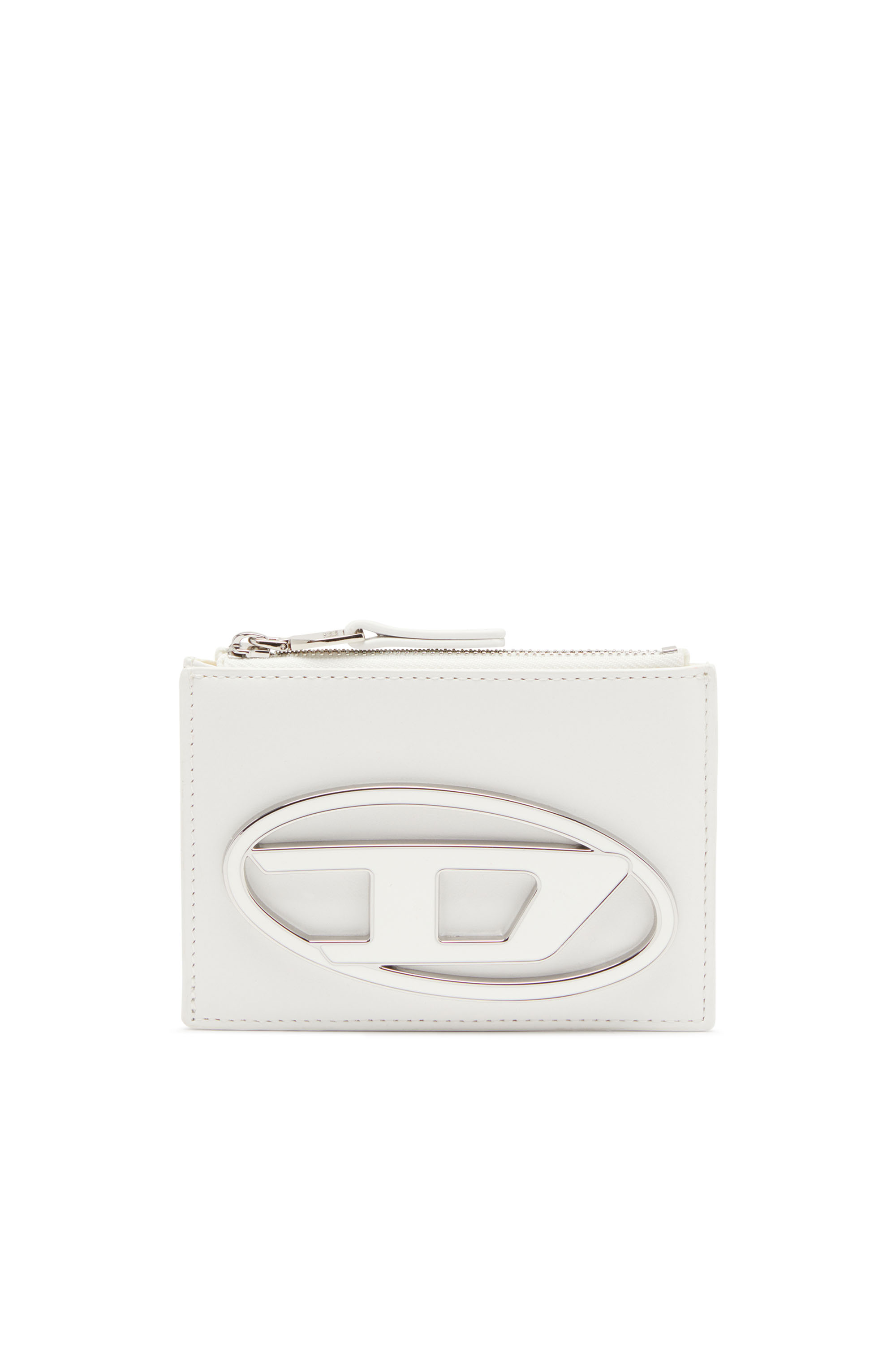 Diesel - Card holder in leather - Card cases - Woman - White